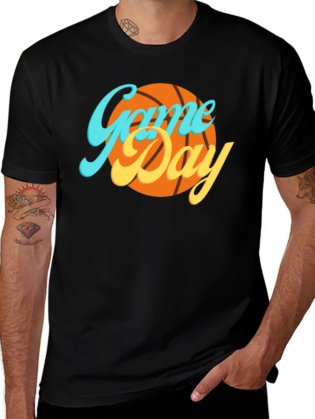Game Day Basketball Graphic T-Shirt