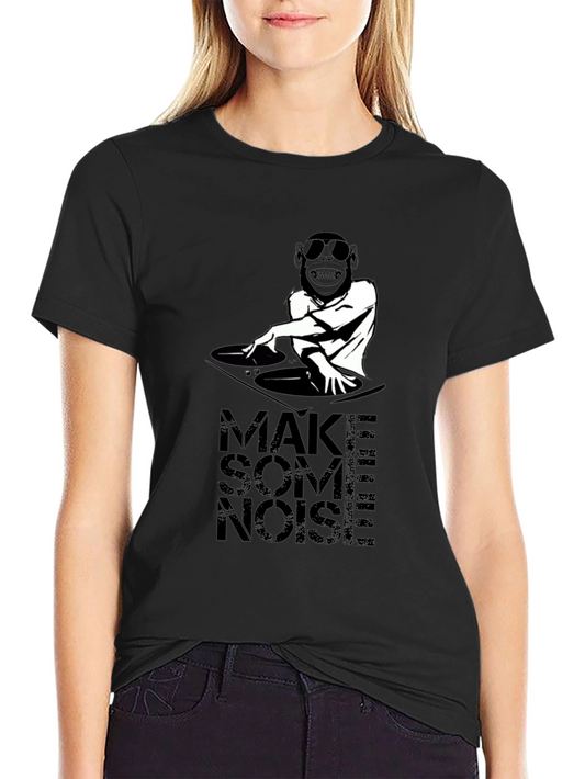 Make Some Noise DJ Monkey Graphic T-Shirt