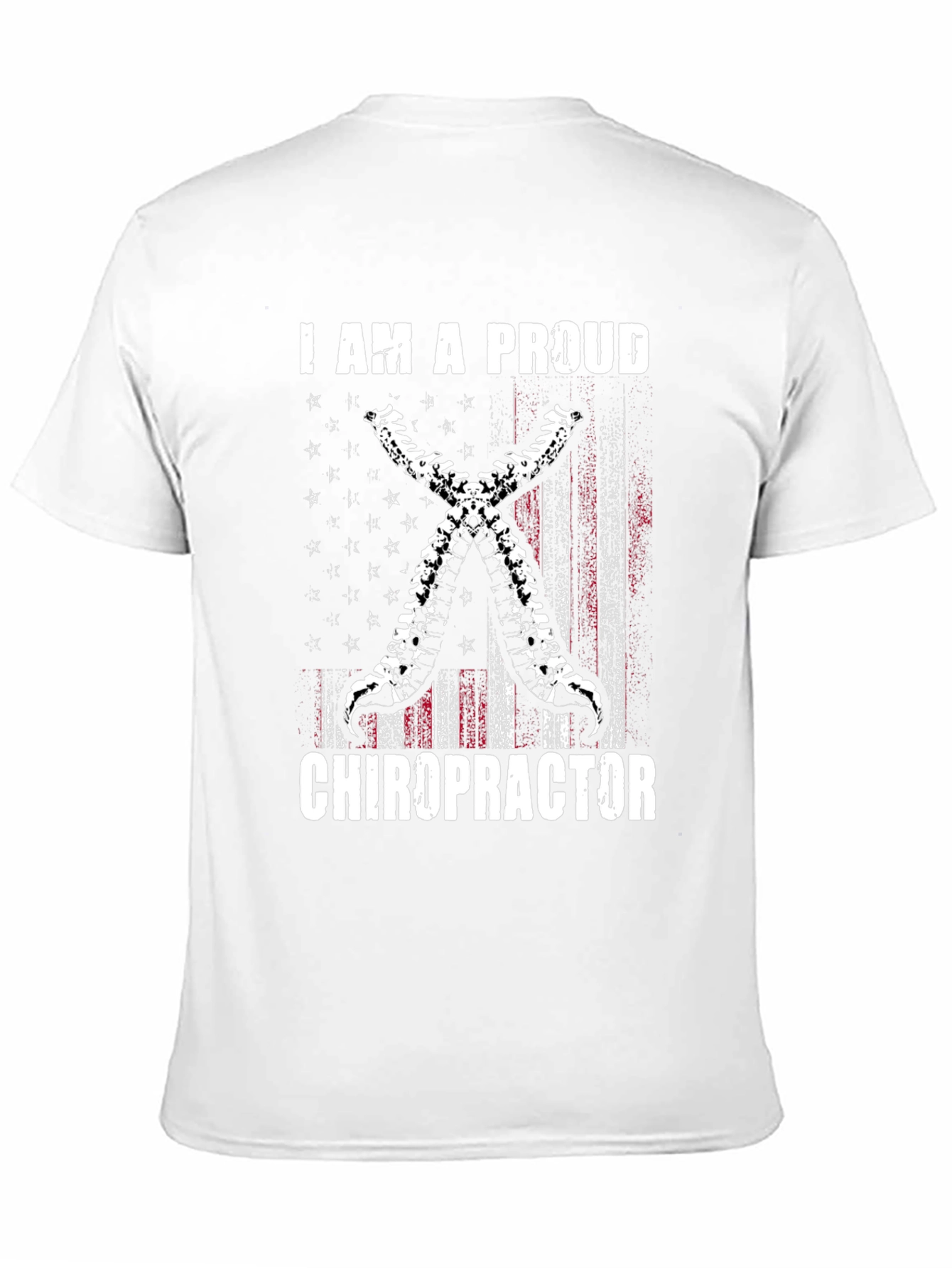 Proud Chiropractor T-Shirt - Spine Design