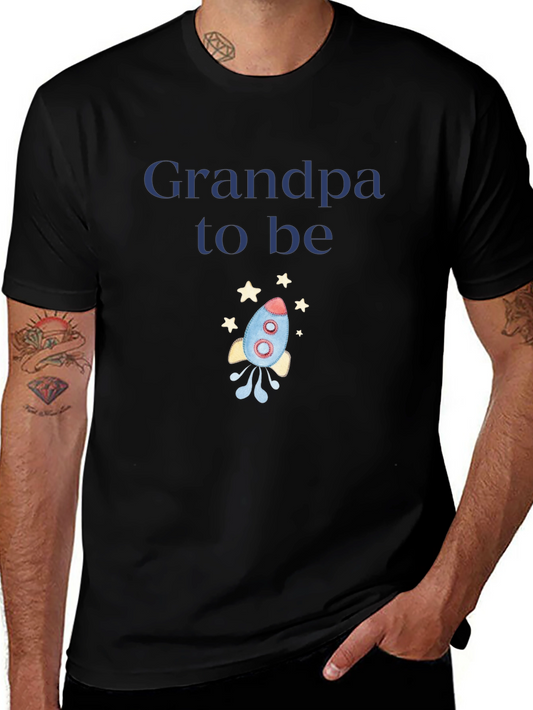 Grandpa To Be Rocket T-Shirt
