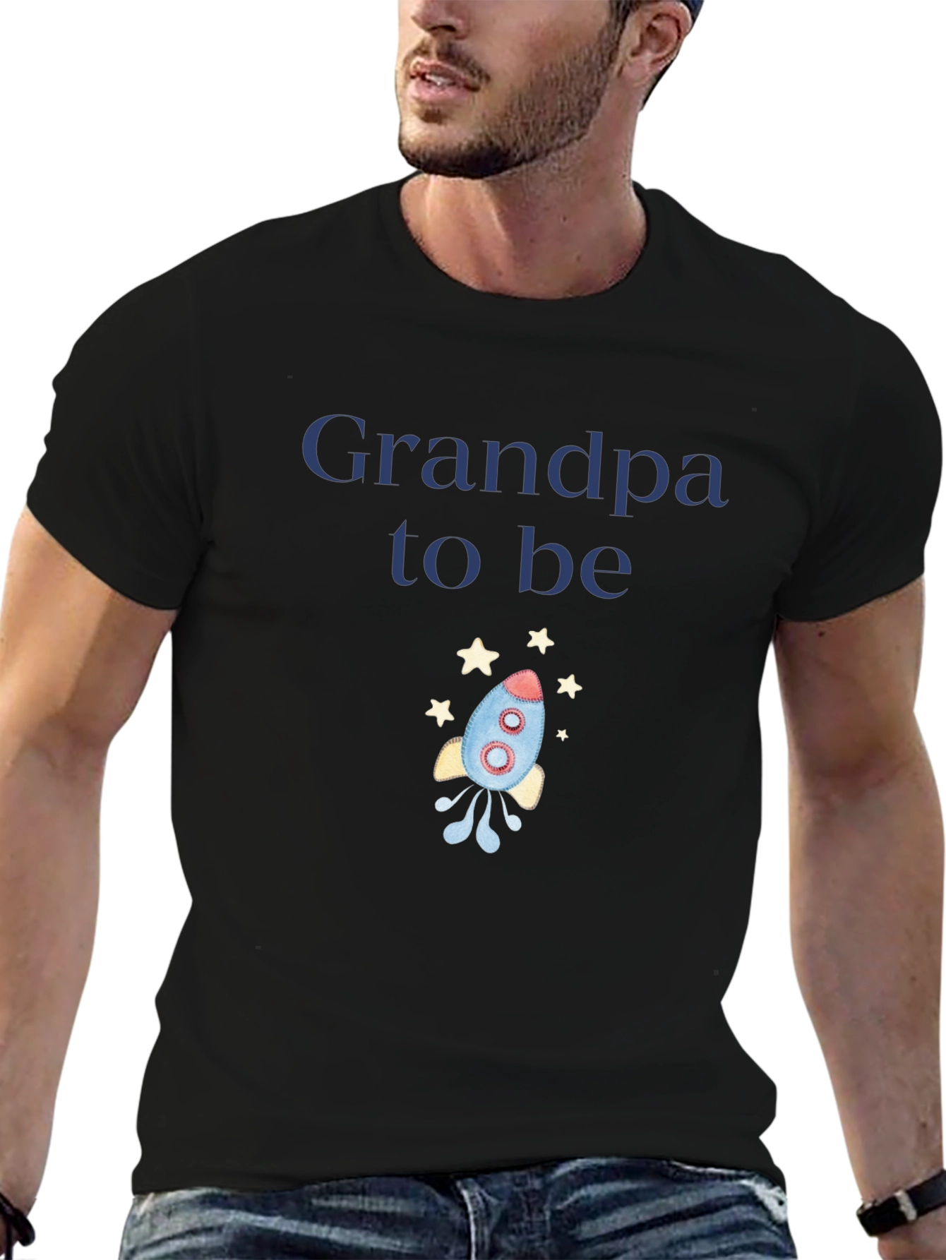 Grandpa To Be Rocket T-Shirt