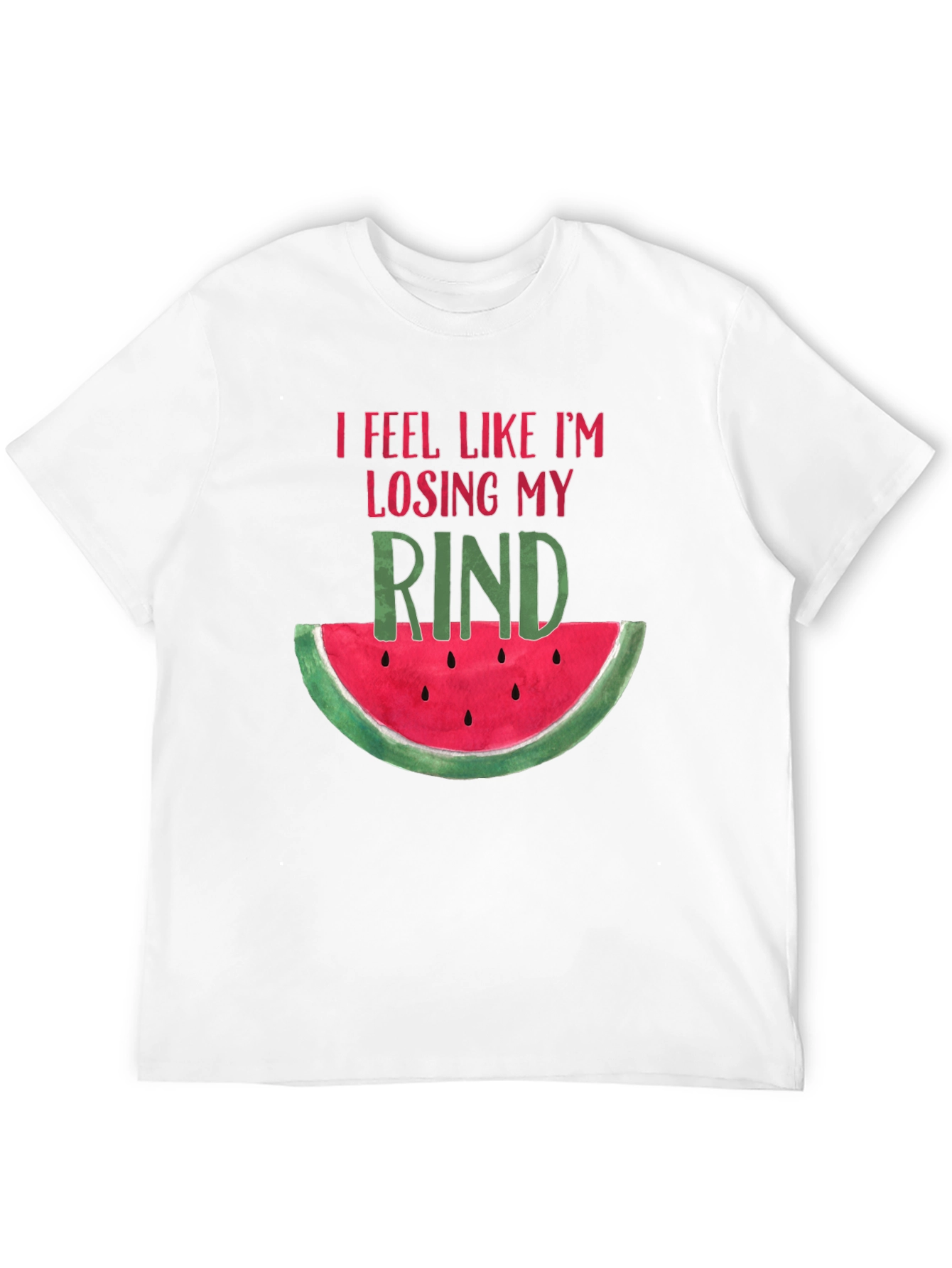 Losing My Rind Funny Watermelon Graphic Tee
