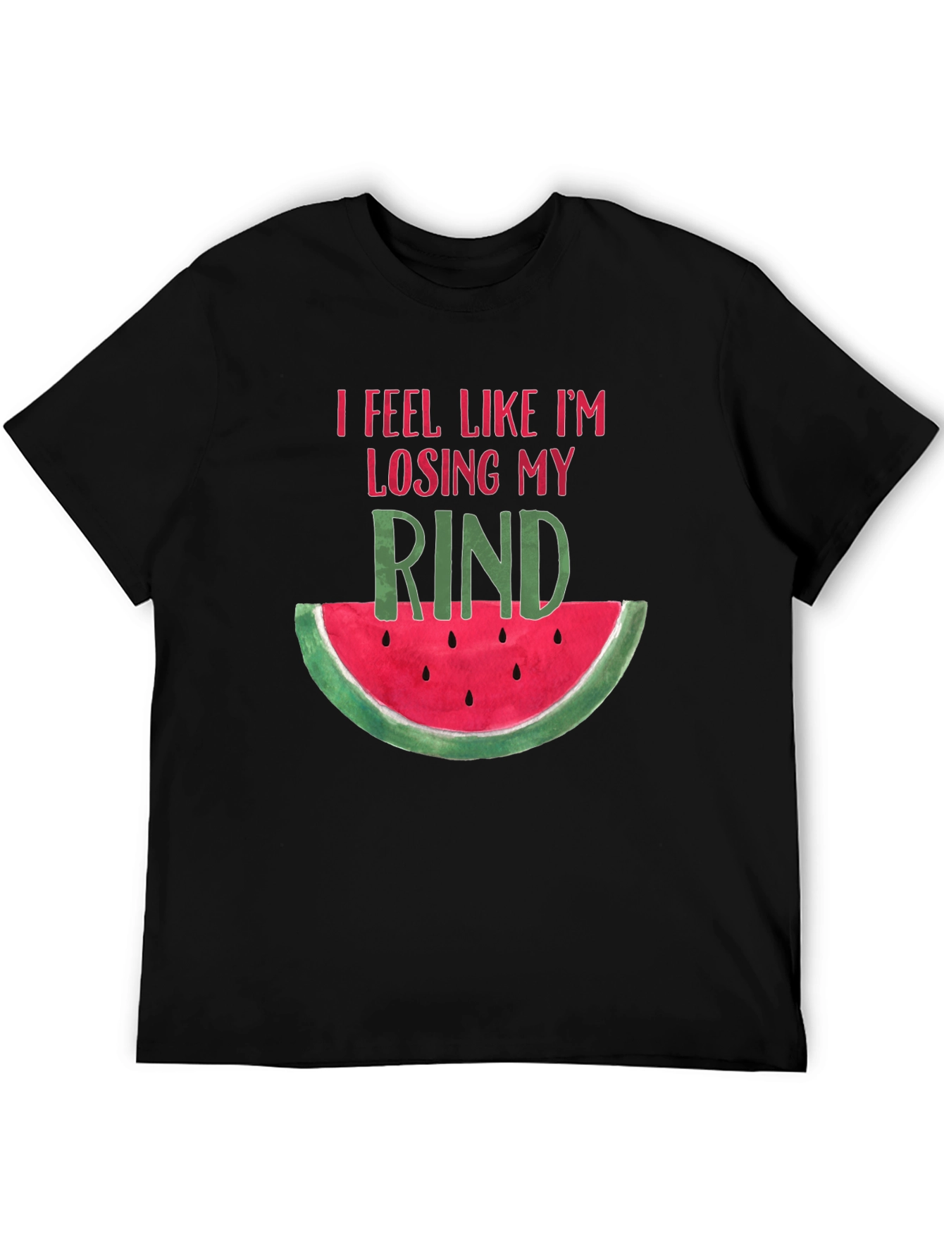 Losing My Rind Funny Watermelon Graphic Tee