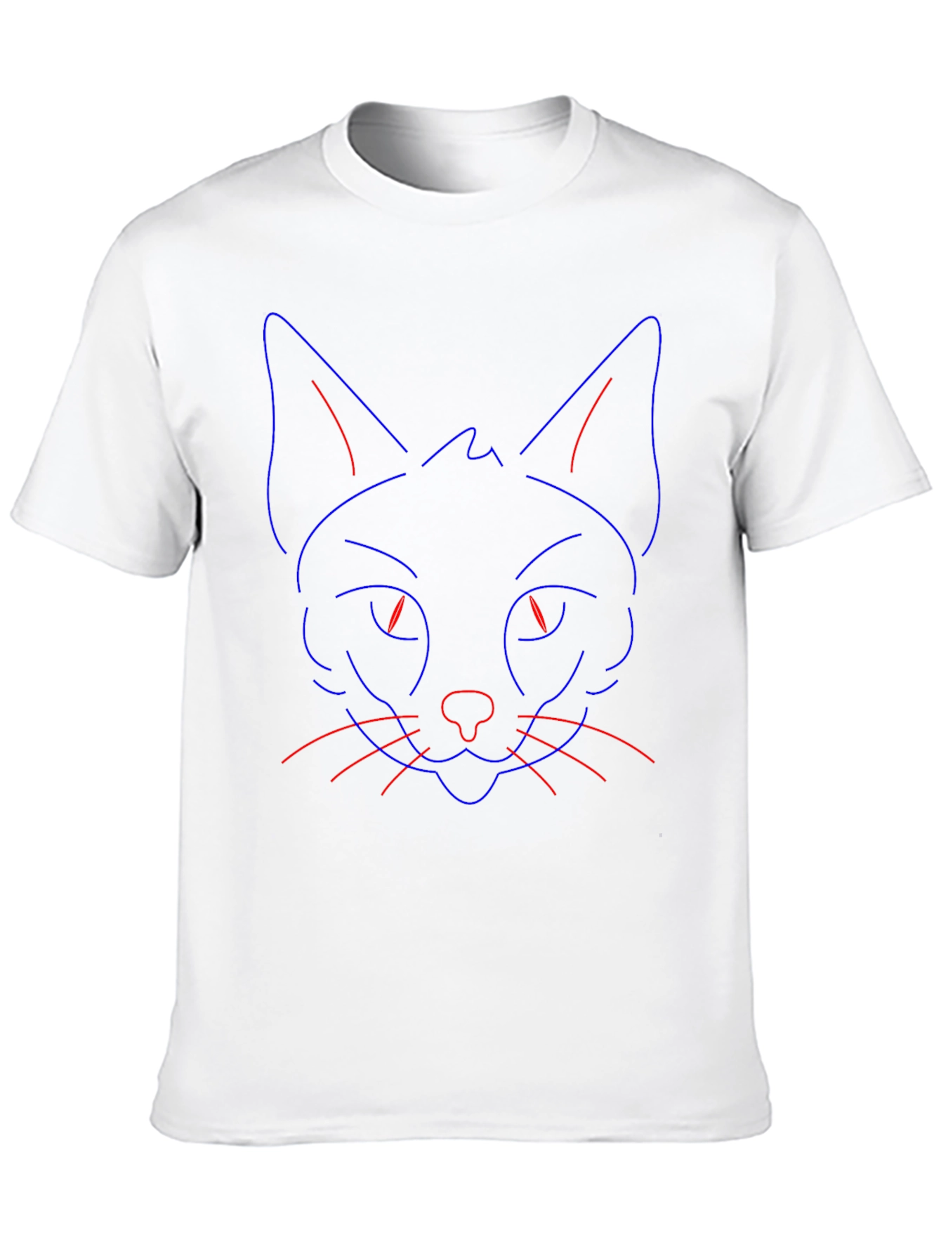 Neon Cat Graphic T-Shirt - Cool Unique Design