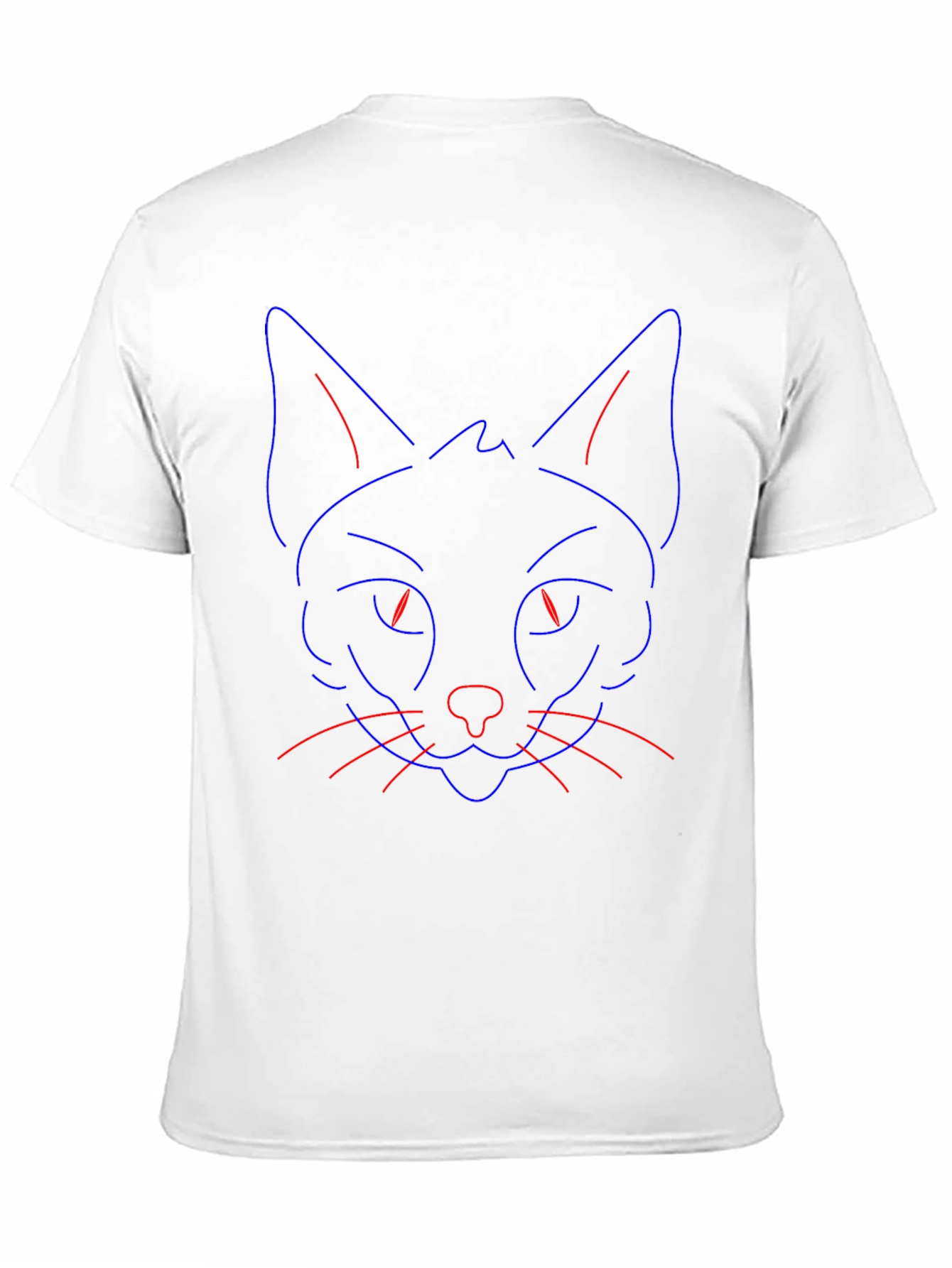 Neon Cat Graphic T-Shirt - Cool Unique Design