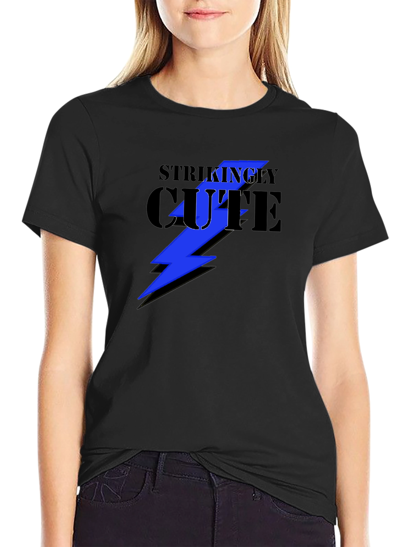 Strikingly Cute Graphic T-Shirt - Trendy Design