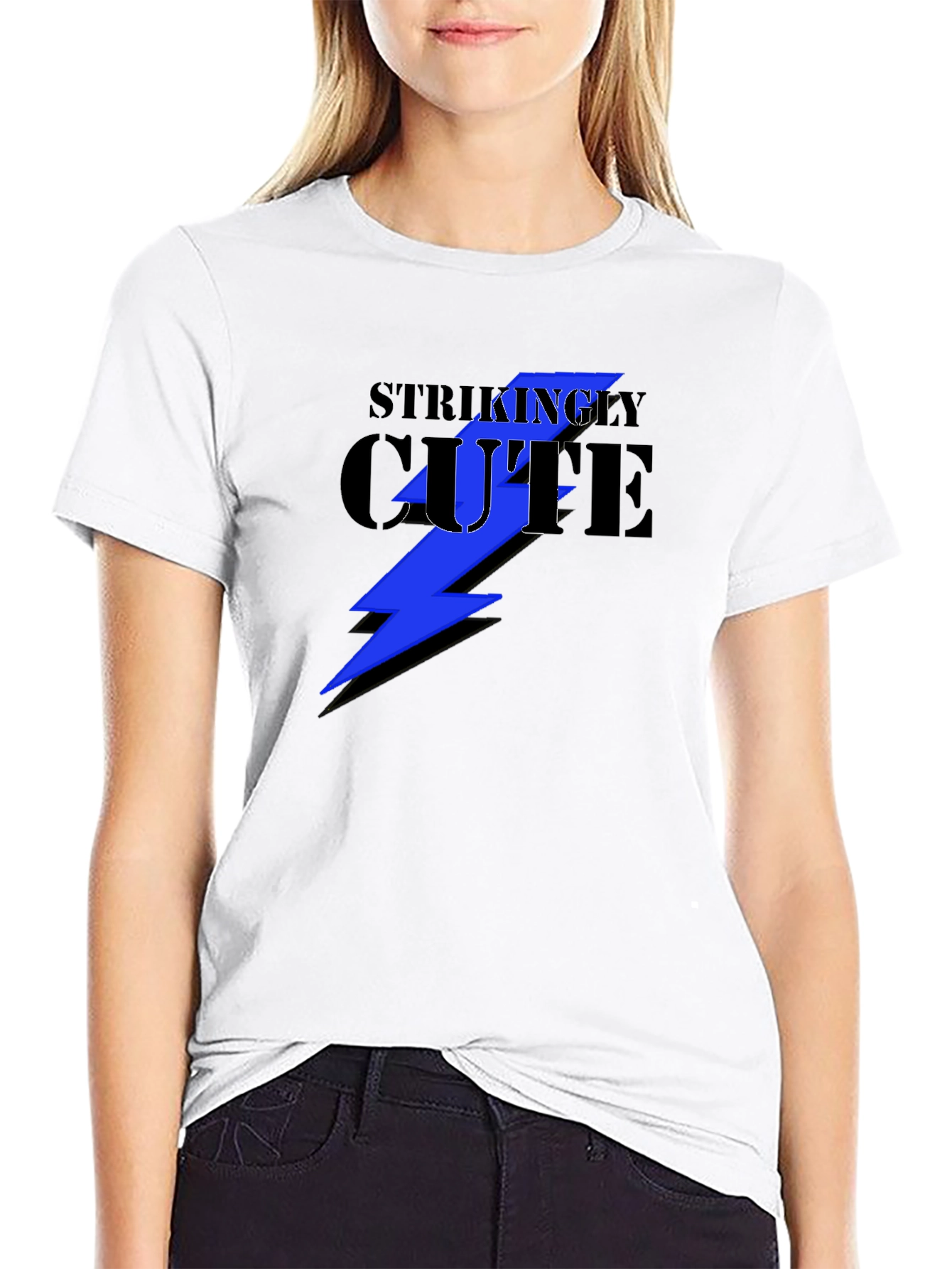 Strikingly Cute Graphic T-Shirt - Trendy Design