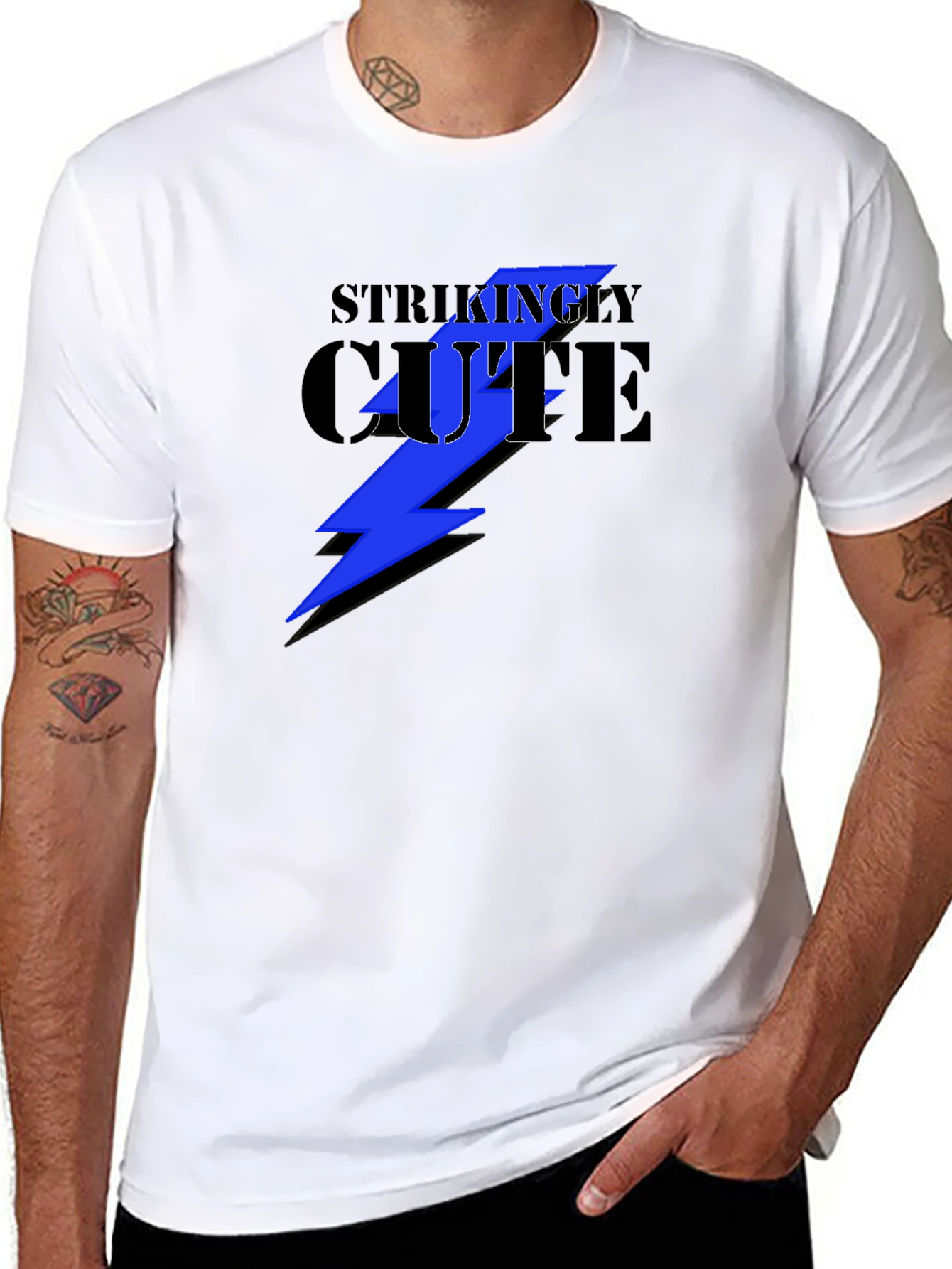 Strikingly Cute Graphic T-Shirt - Trendy Design