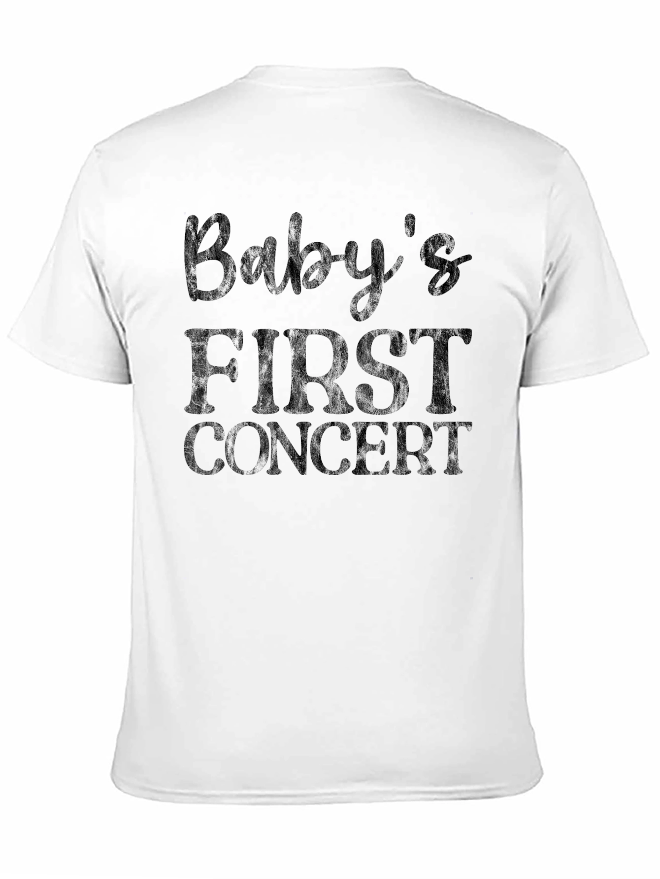 Babys First Concert Black Graphic Tee