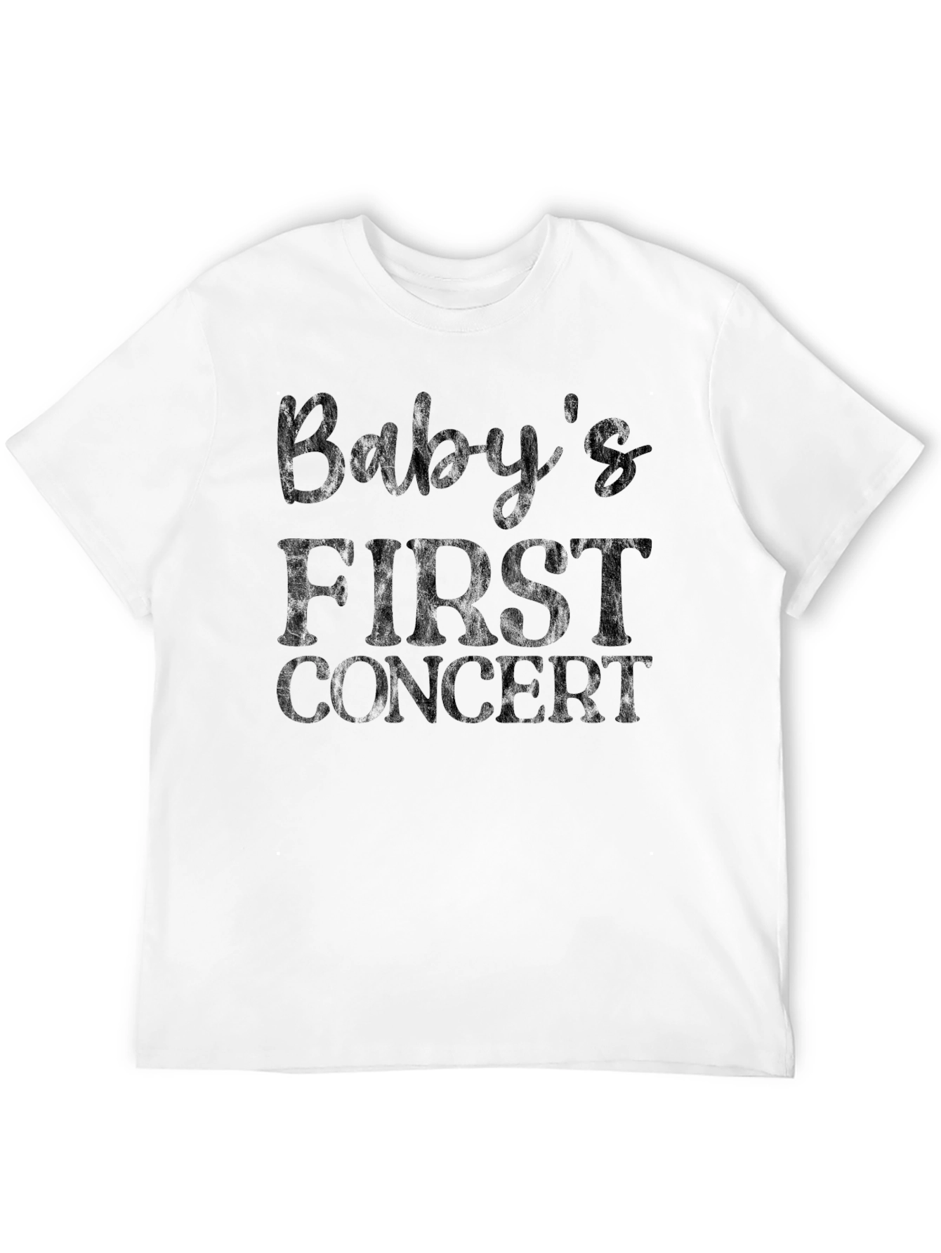 Babys First Concert Black Graphic Tee