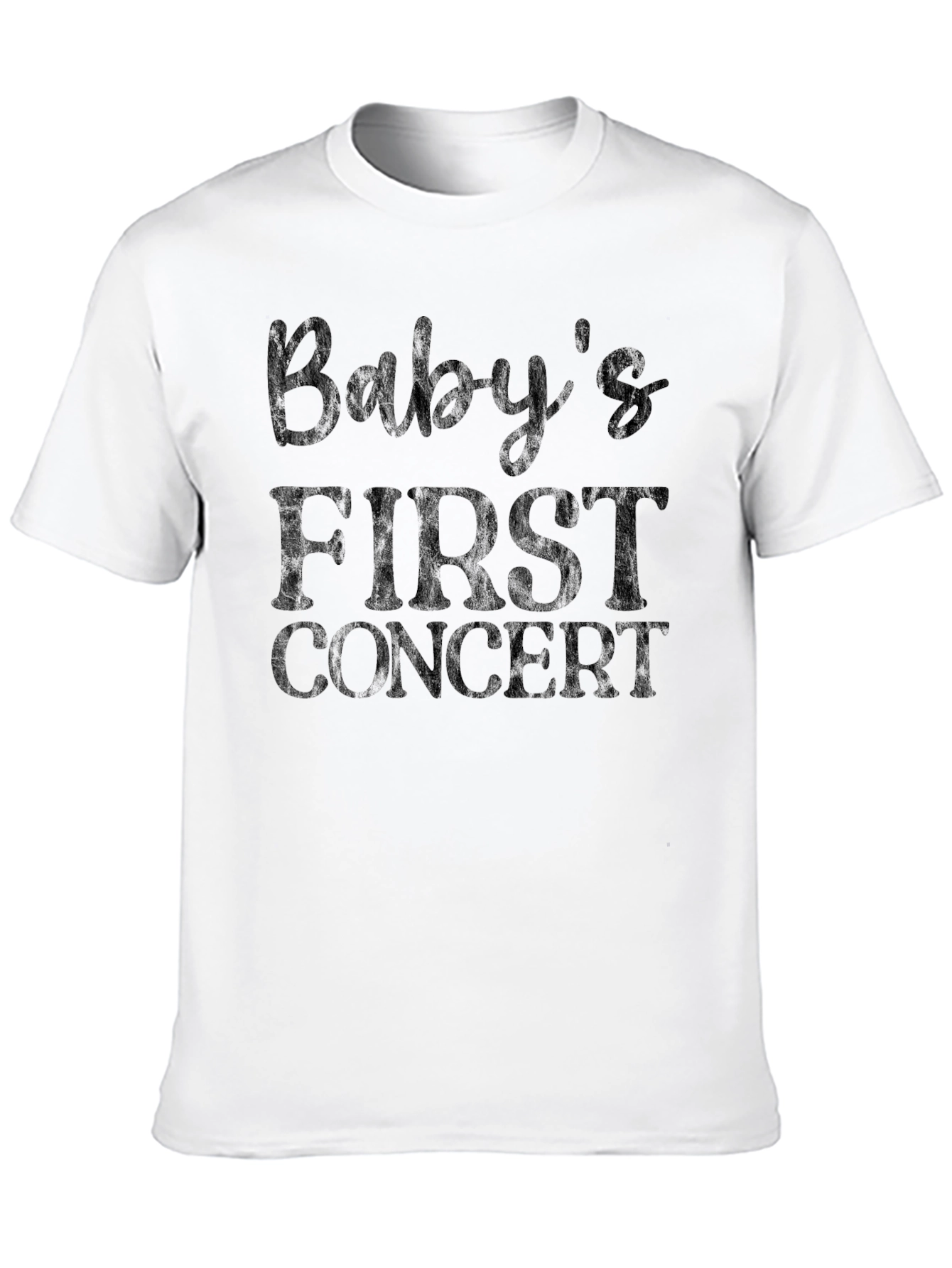 Babys First Concert Black Graphic Tee