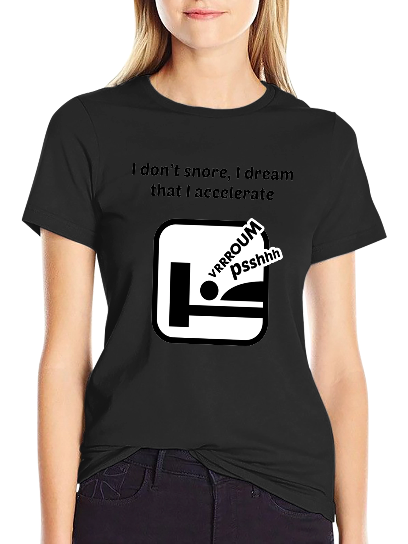 Dreaming of Speed T-Shirt - Funny Snoring Tee