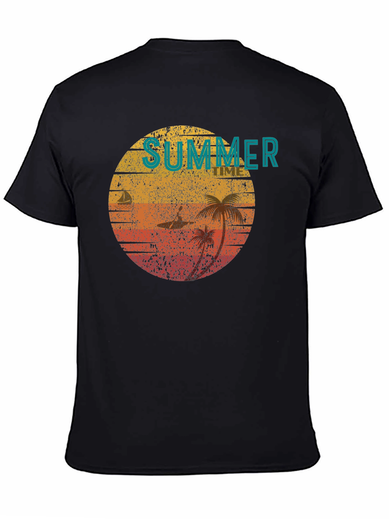 Retro Summer Time Beach T-Shirt