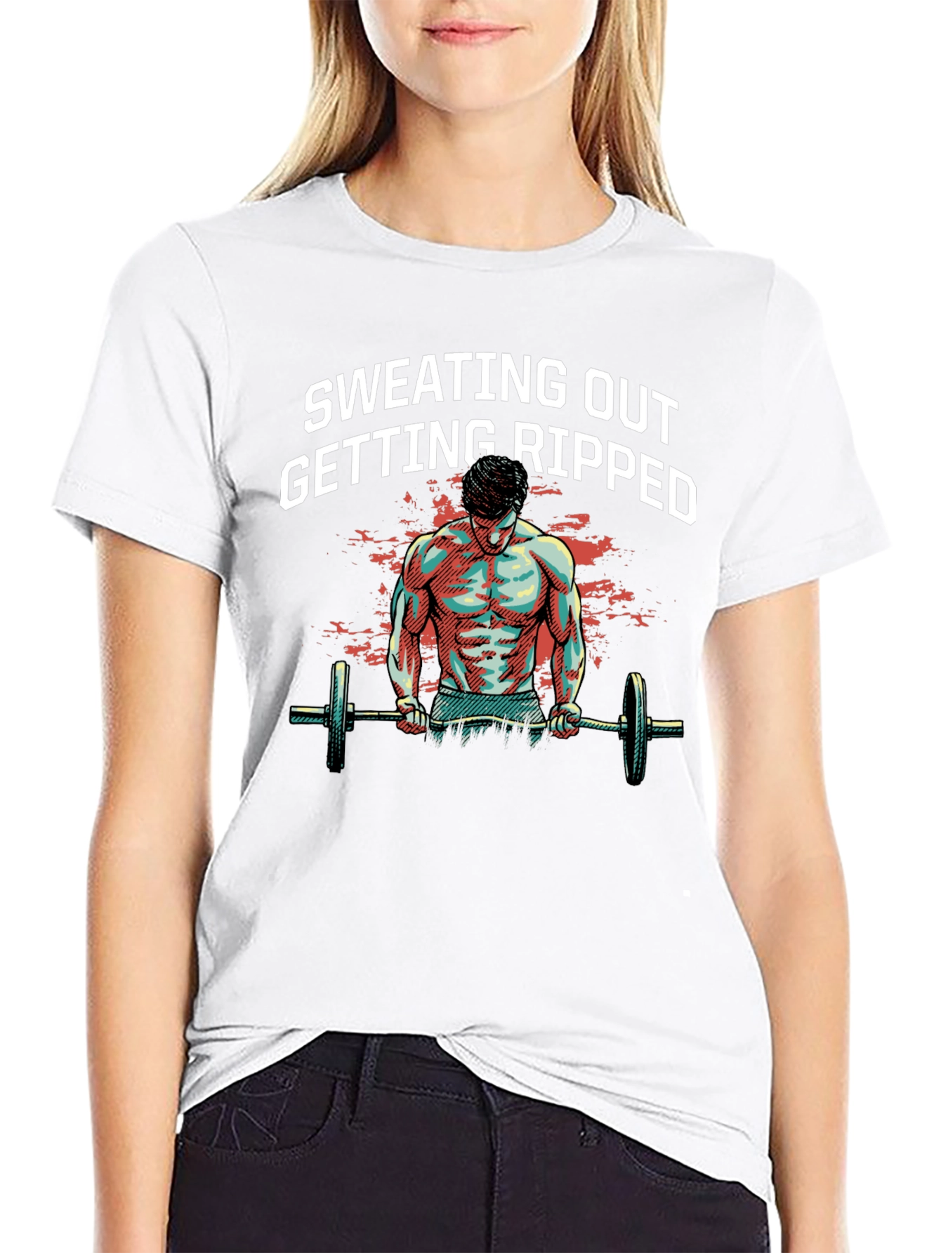 Sweating Out Getting Ripped Graphic Tee
