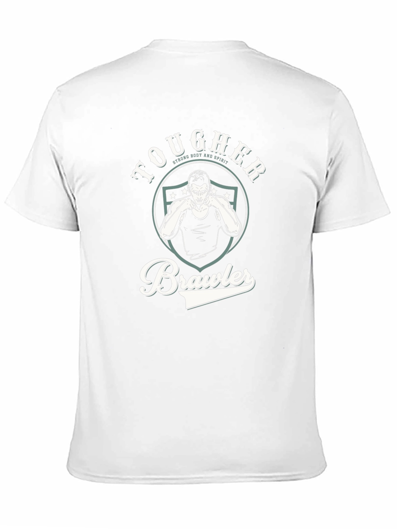 Tougher Brawler Graphic T-Shirt - Black