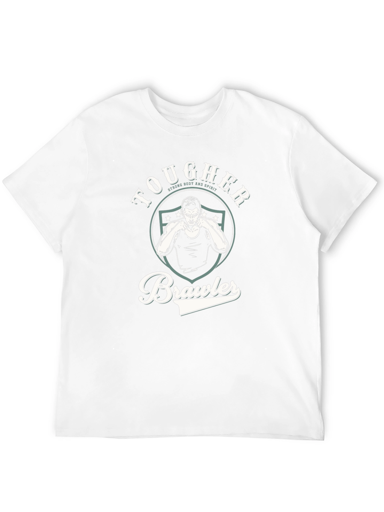 Tougher Brawler Graphic T-Shirt - Black