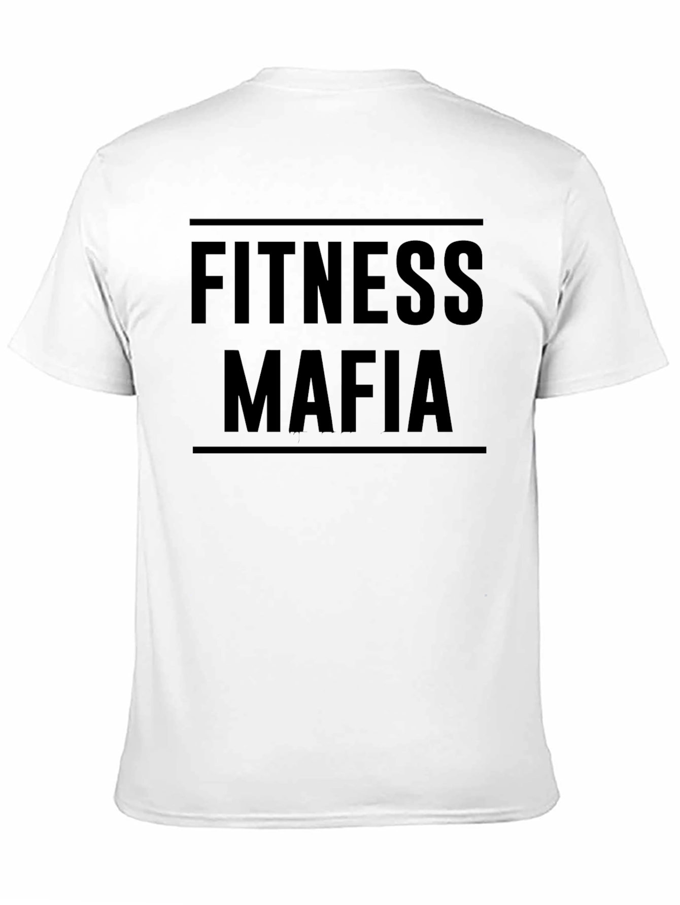 Fitness Mafia Graphic Tee - Black Gym T-Shirt