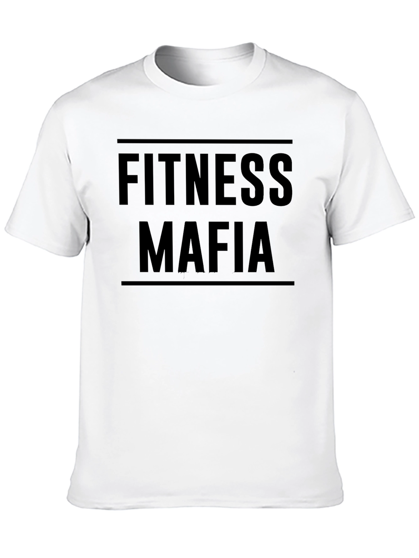 Fitness Mafia Graphic Tee - Black Gym T-Shirt