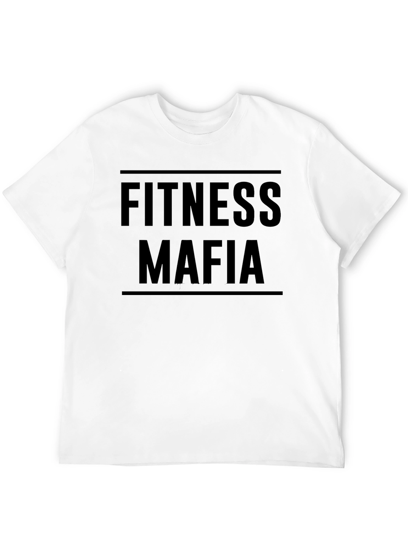 Fitness Mafia Graphic Tee - Black Gym T-Shirt