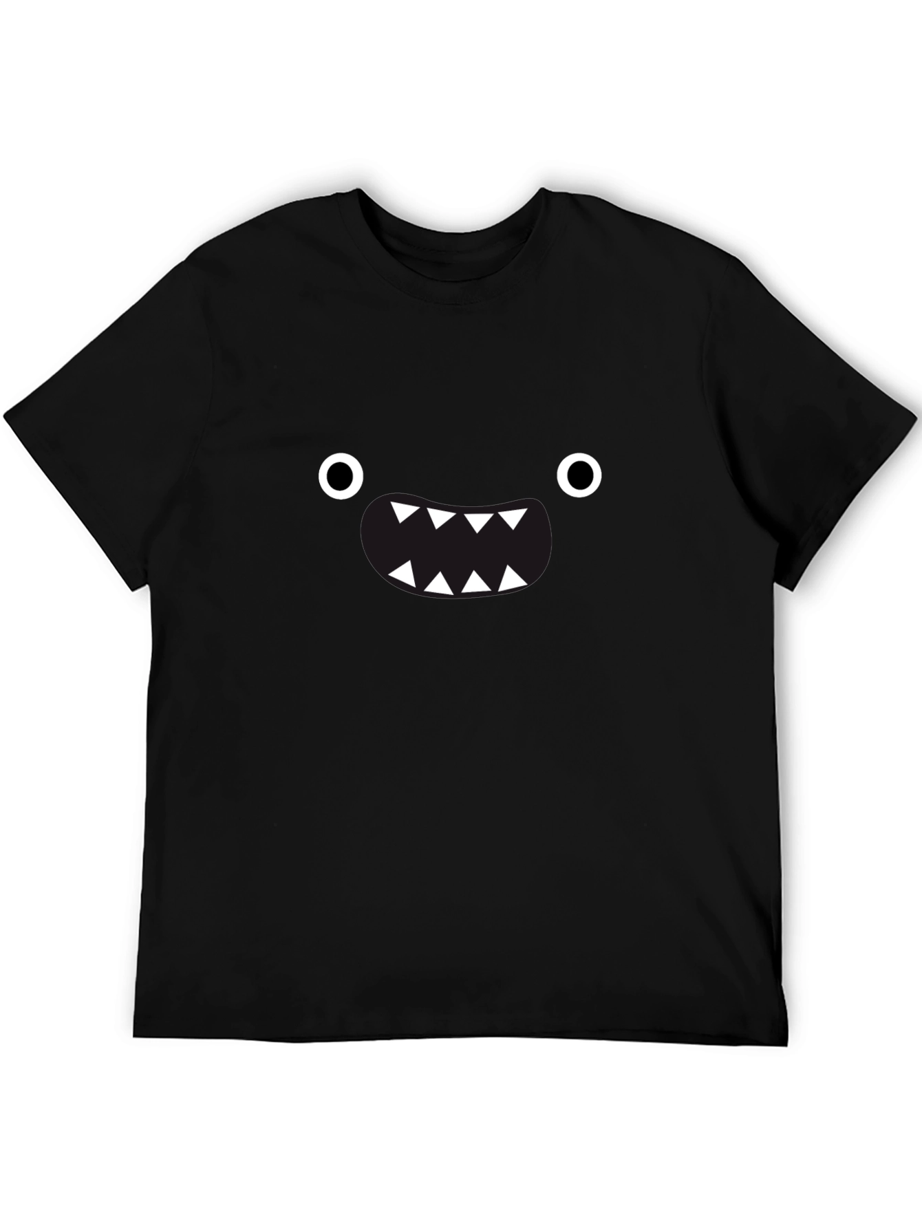 Monster Face Black T-Shirt