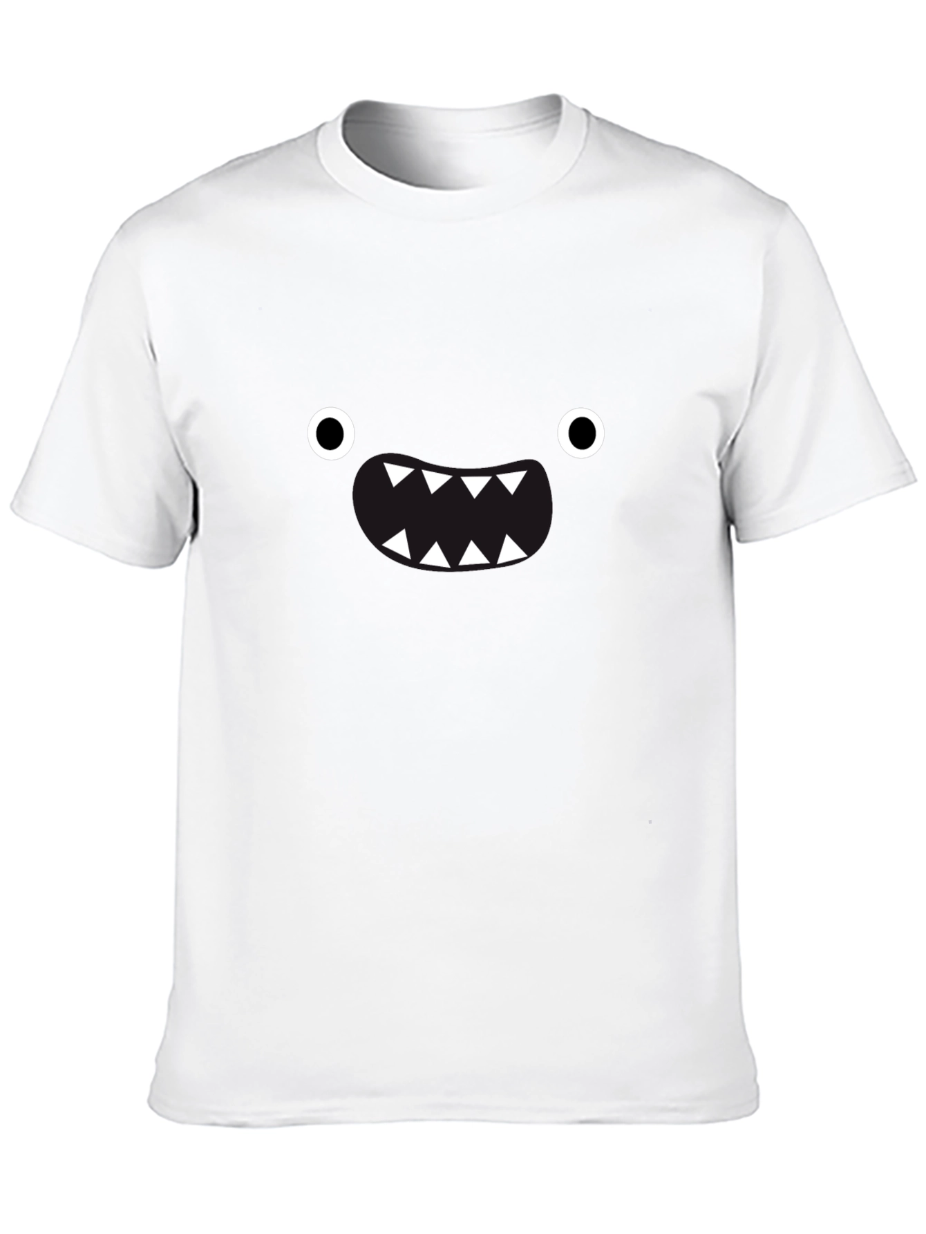 Monster Face Black T-Shirt