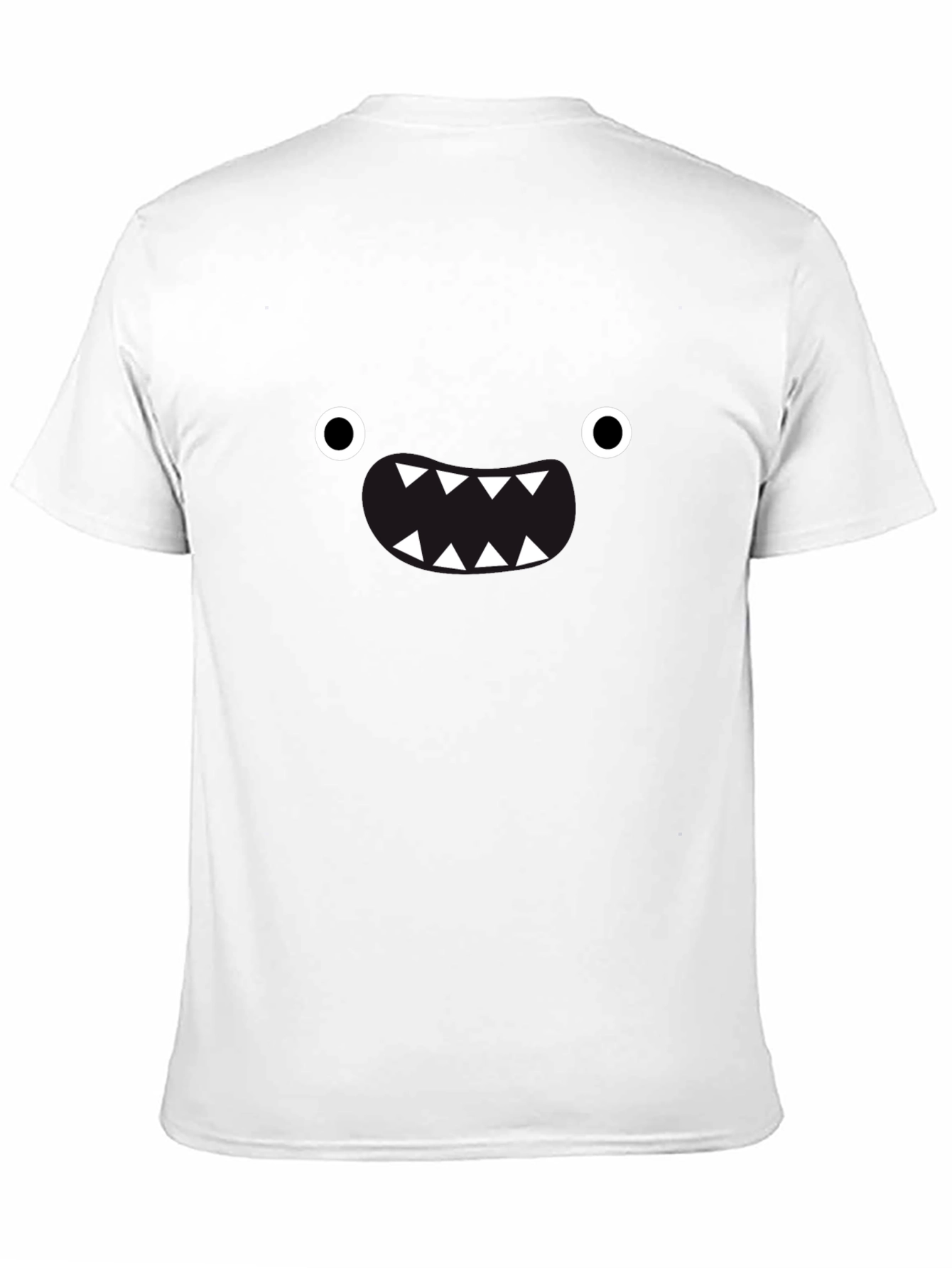 Monster Face Black T-Shirt