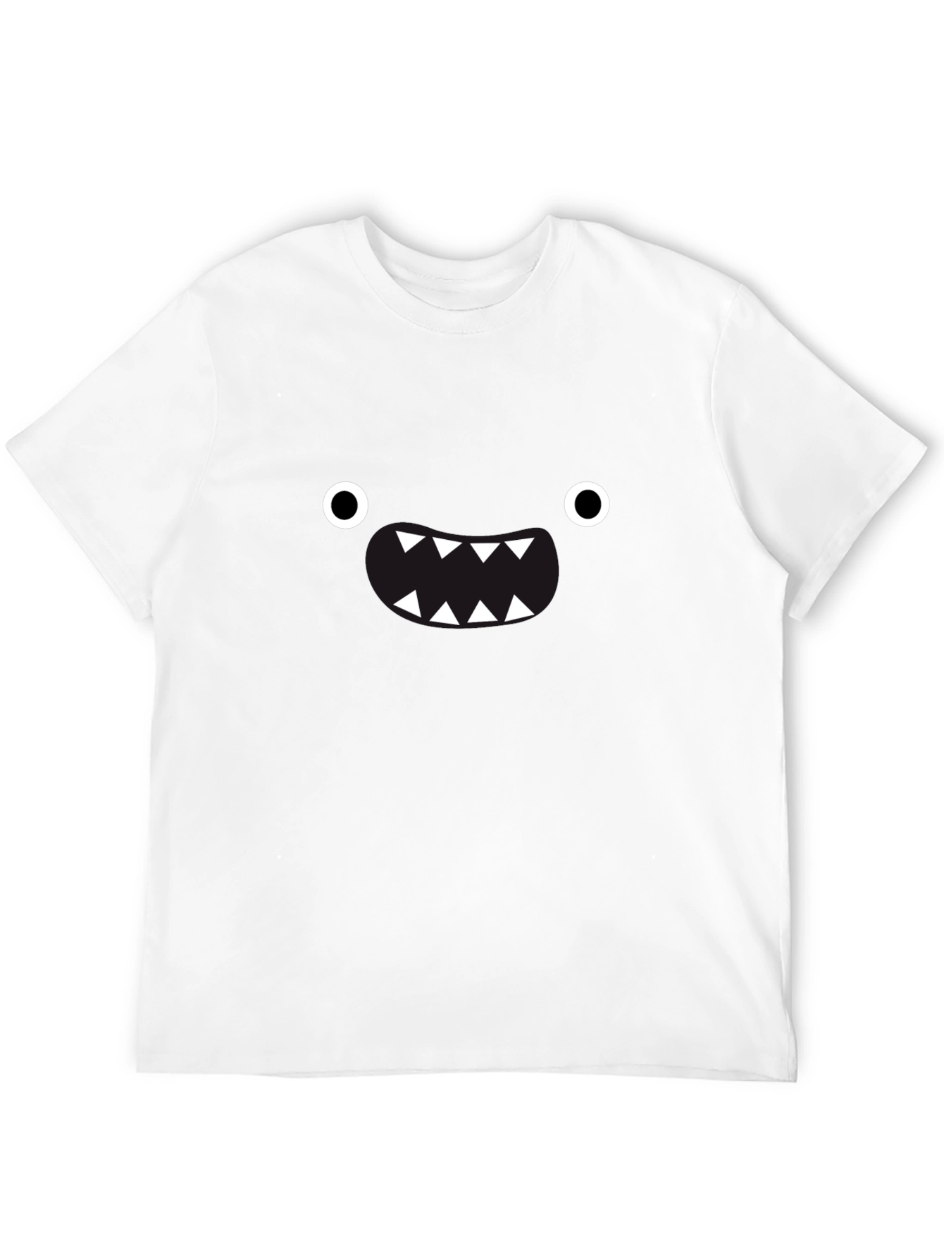 Monster Face Black T-Shirt