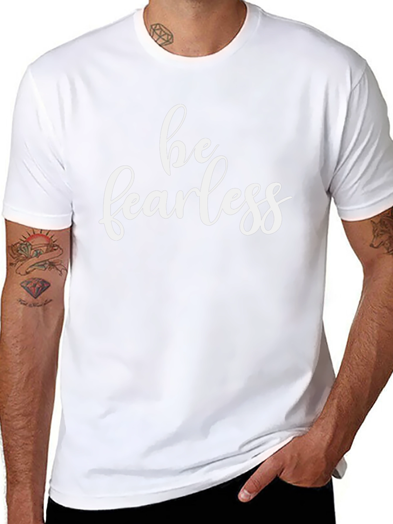 Be Fearless Graphic T-Shirt - Stylish Statement Tee