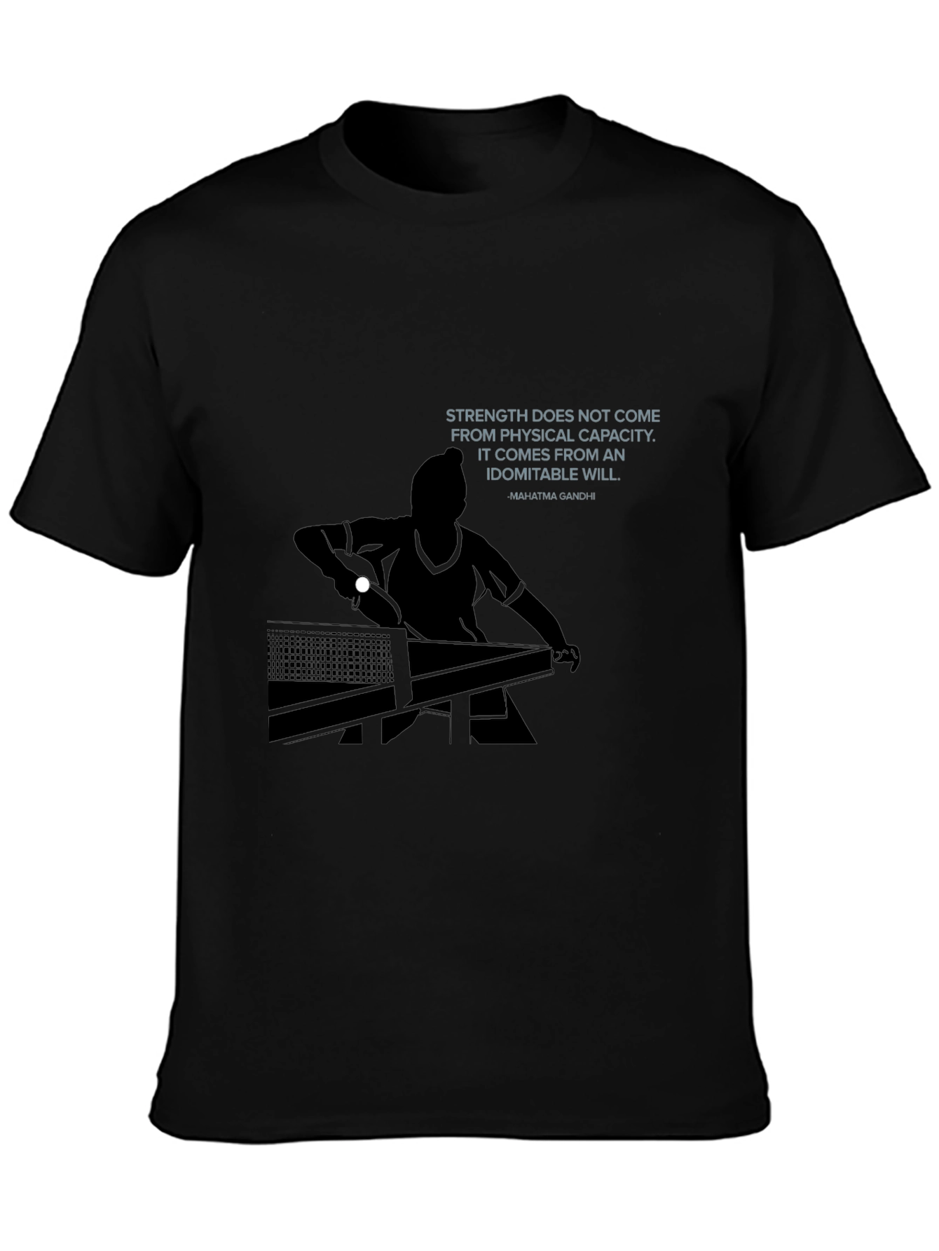 Inspirational Table Tennis Graphic Tee
