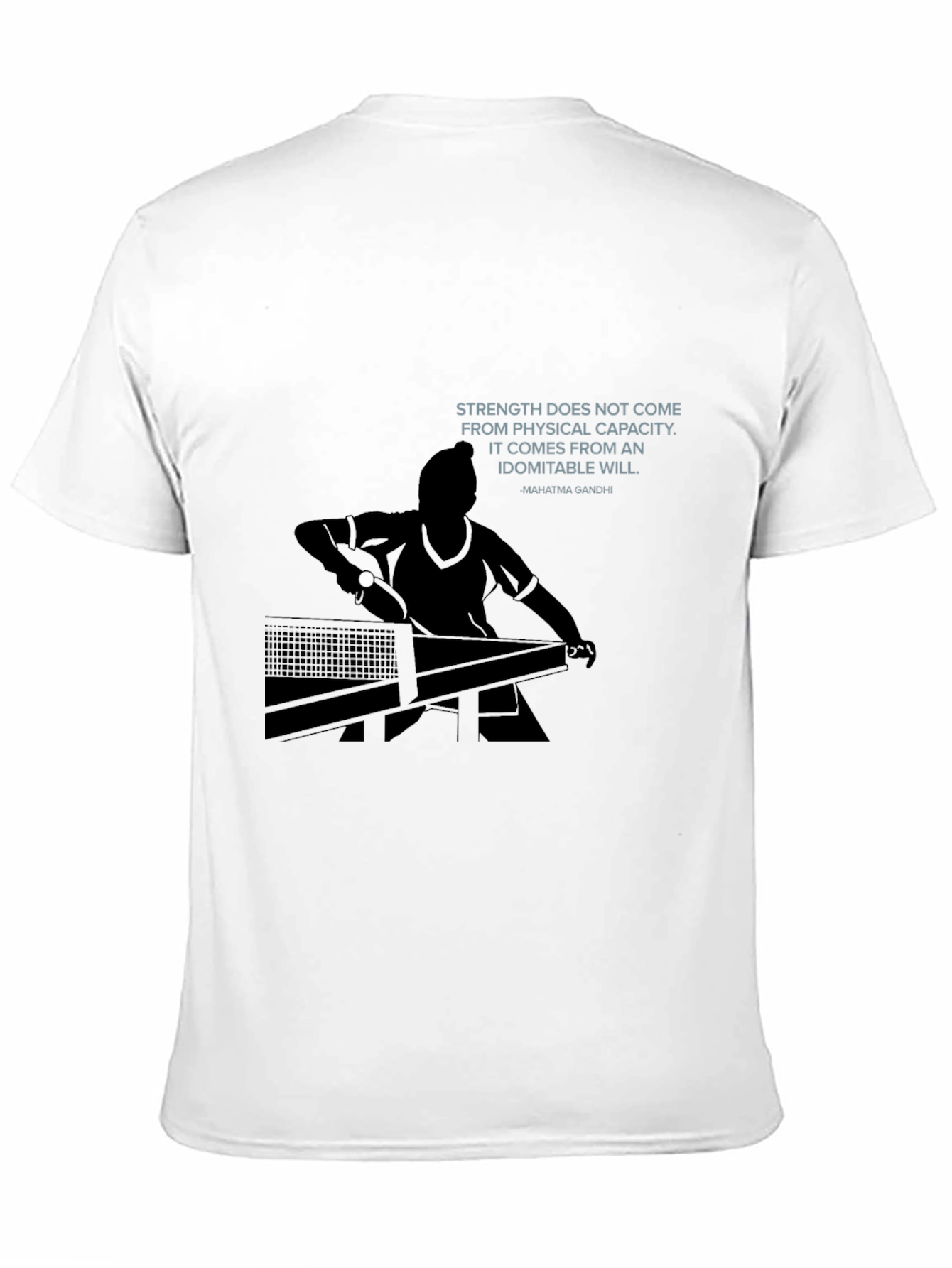 Inspirational Table Tennis Graphic Tee