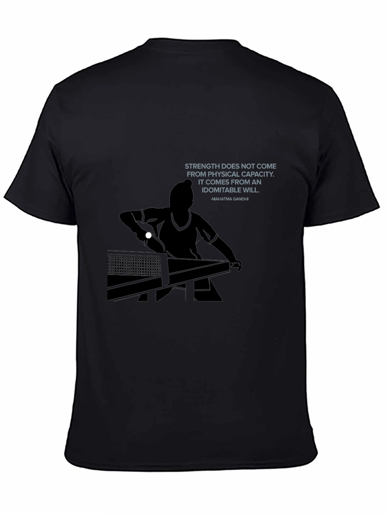 Inspirational Table Tennis Graphic Tee