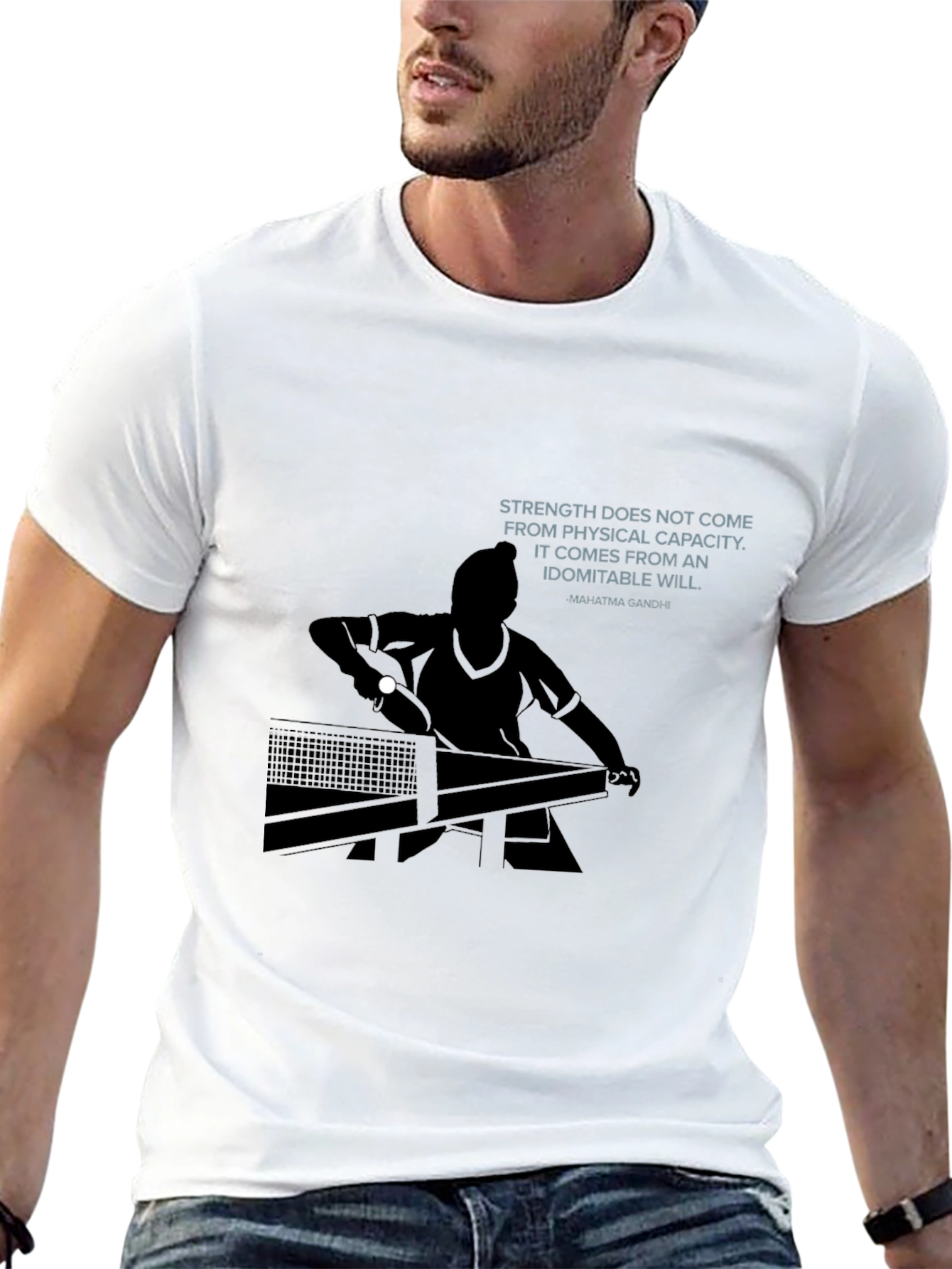 Inspirational Table Tennis Graphic Tee