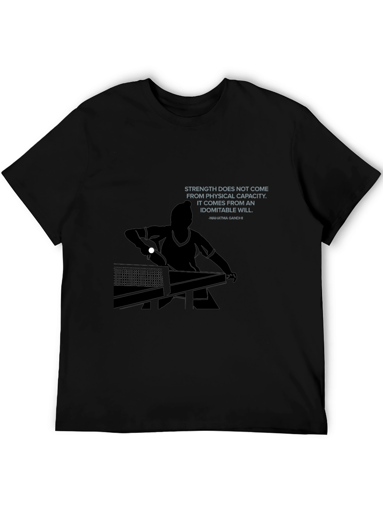Inspirational Table Tennis Graphic Tee