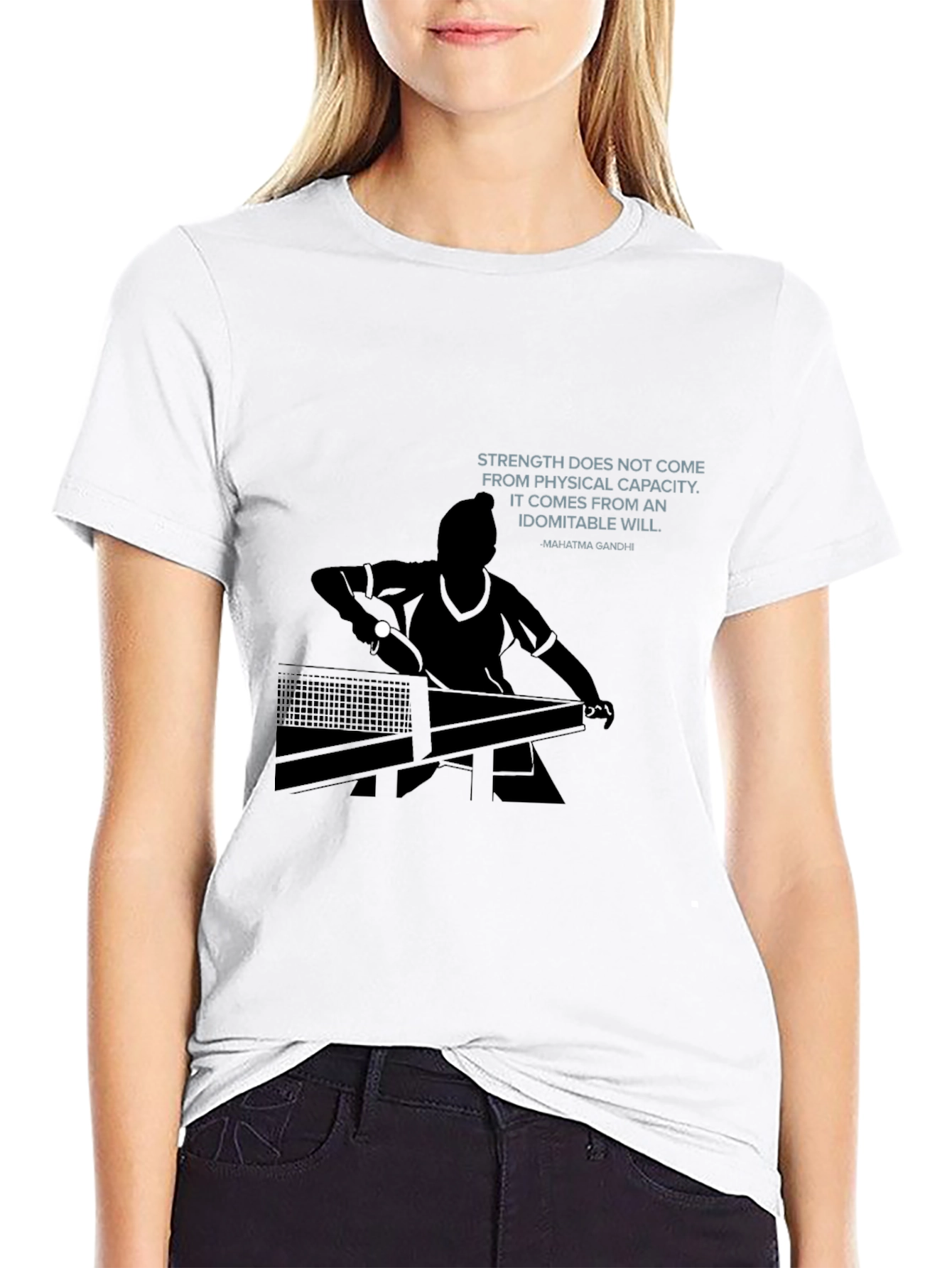 Inspirational Table Tennis Graphic Tee