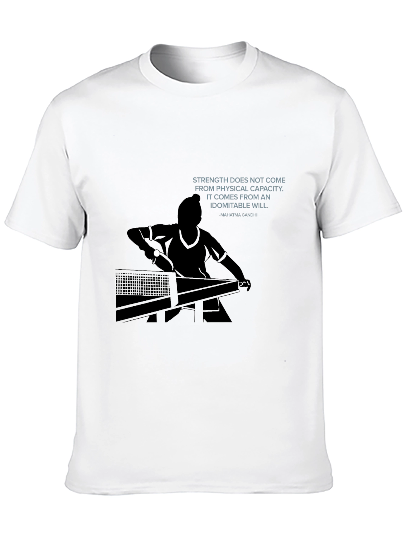 Inspirational Table Tennis Graphic Tee