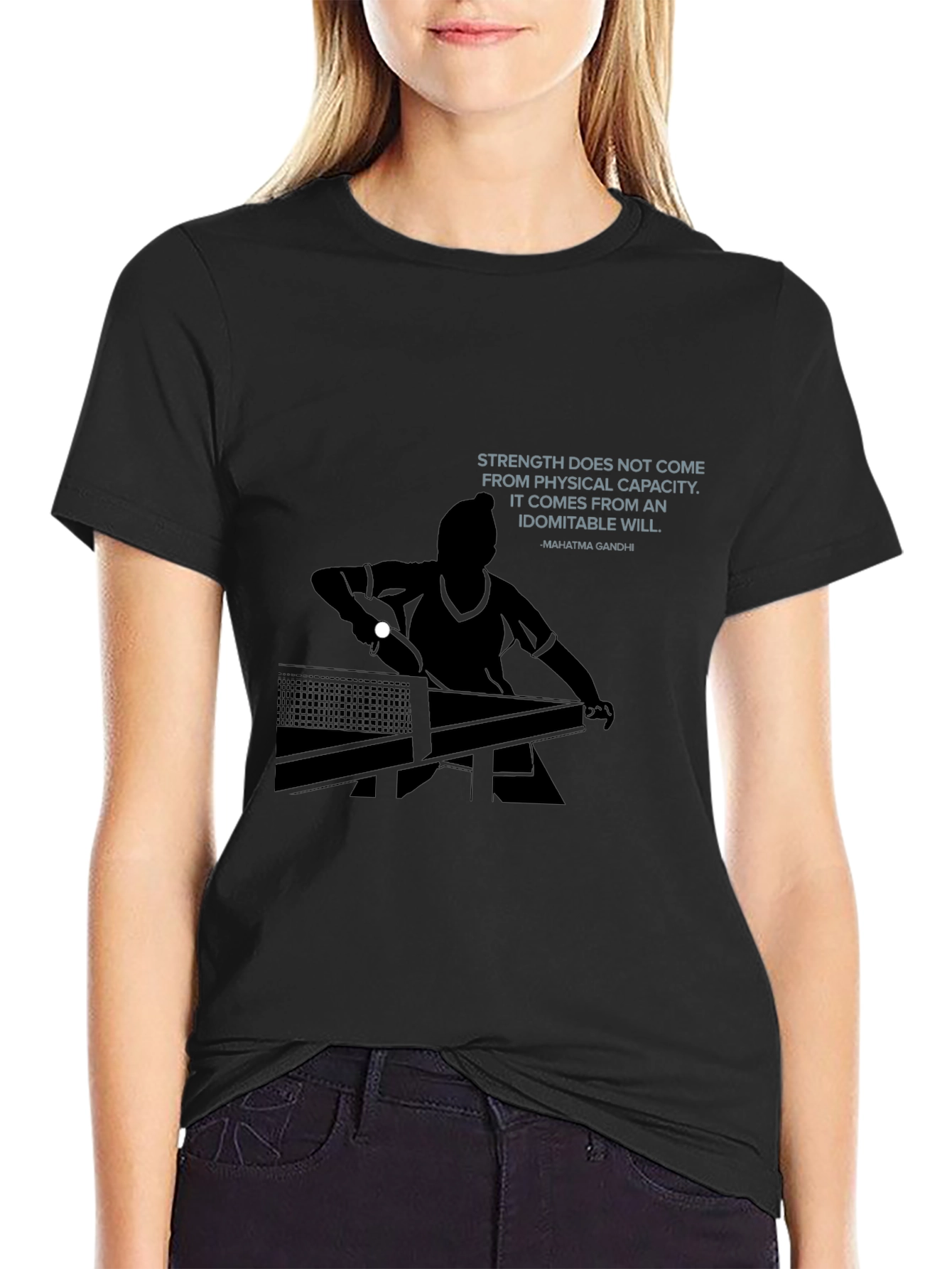 Inspirational Table Tennis Graphic Tee