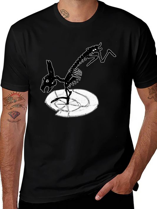 Skeleton Rabbit T-Shirt - Edgy Graphic Tee