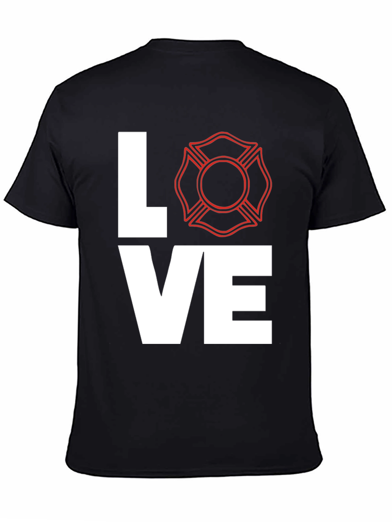 Firefighter Love Graphic T-Shirt