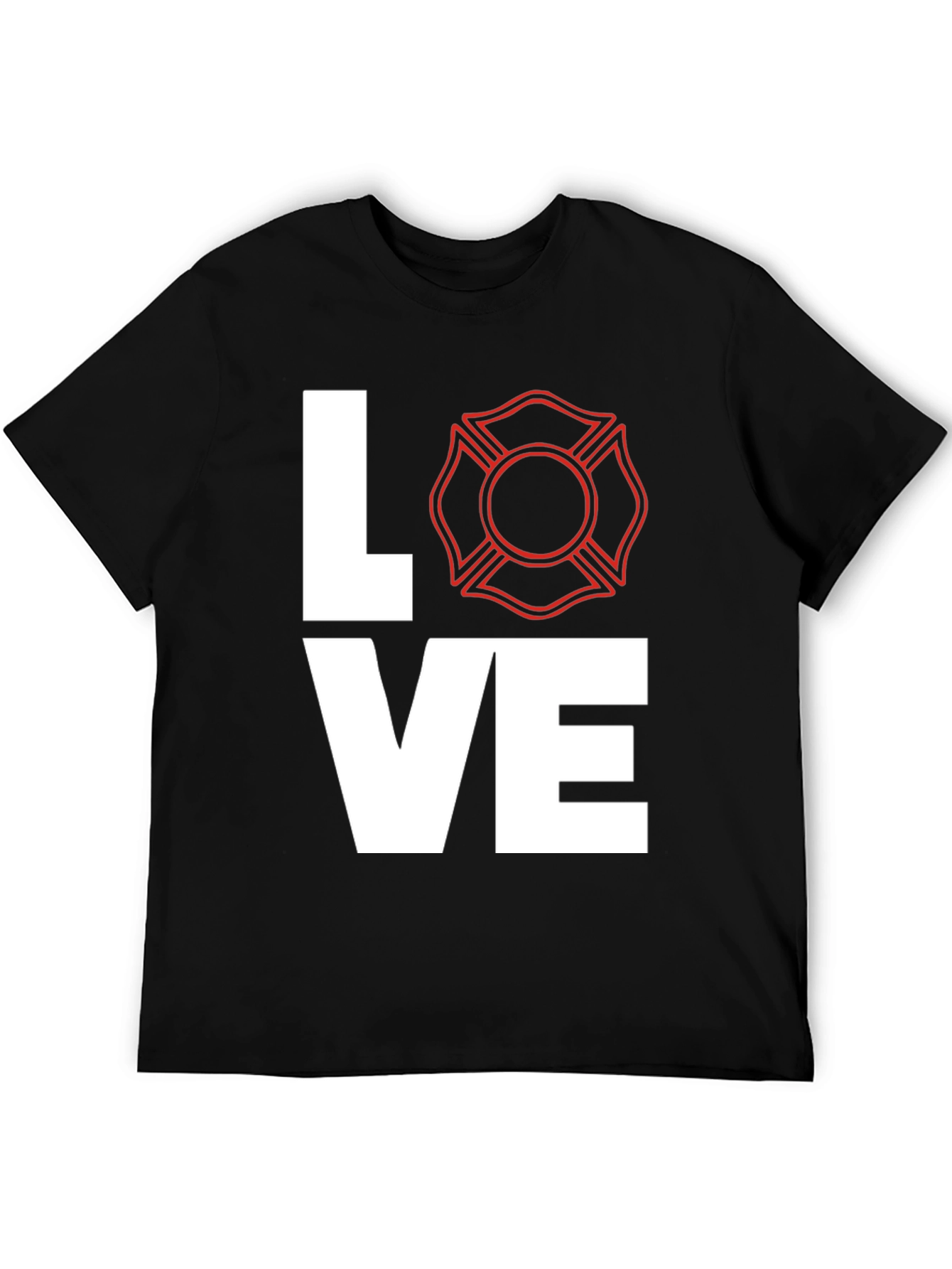 Firefighter Love Graphic T-Shirt