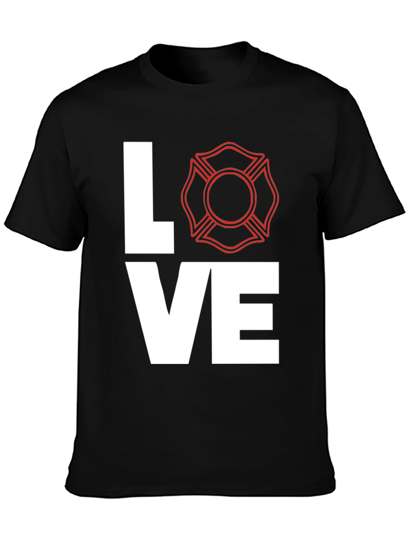 Firefighter Love Graphic T-Shirt