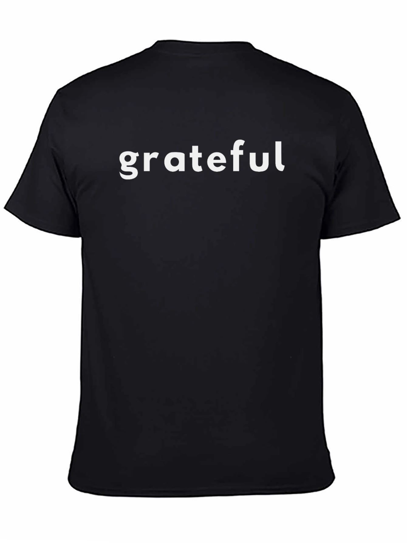 Grateful Black Crewneck T-Shirt