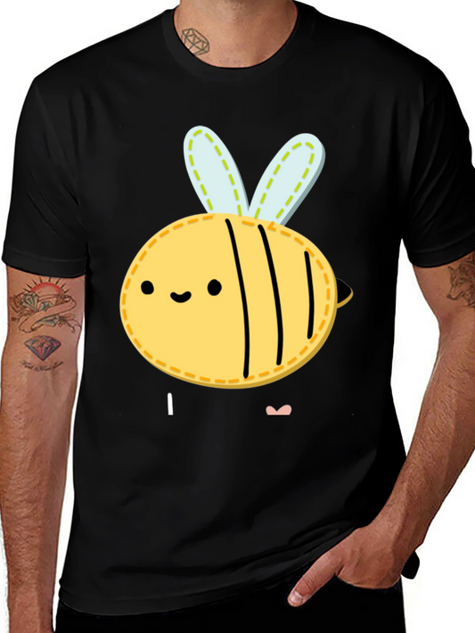 Cute Bee Cartoon Graphic Tee