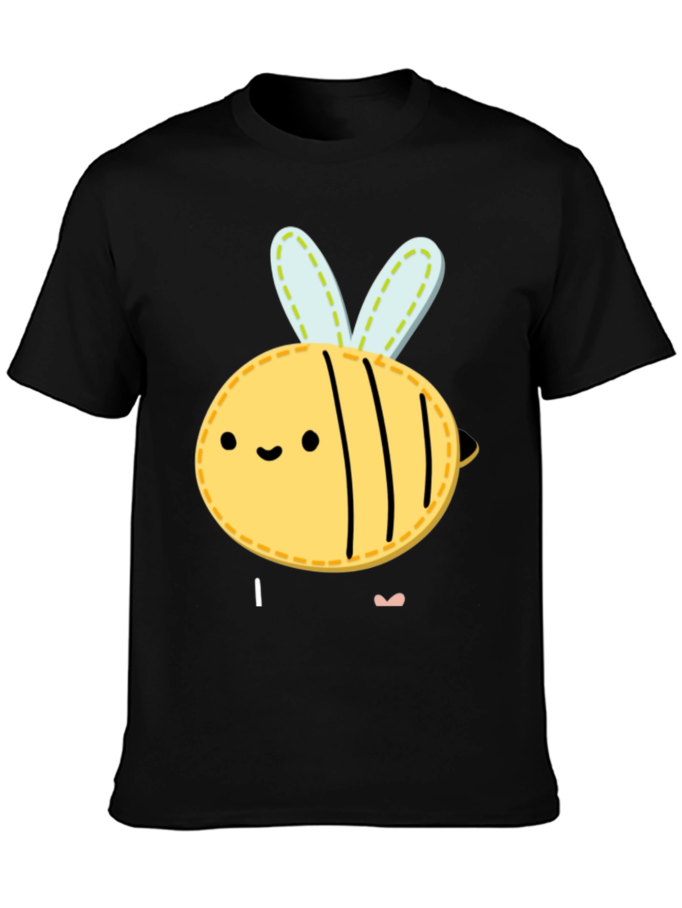 Cute Bee Cartoon Graphic Tee
