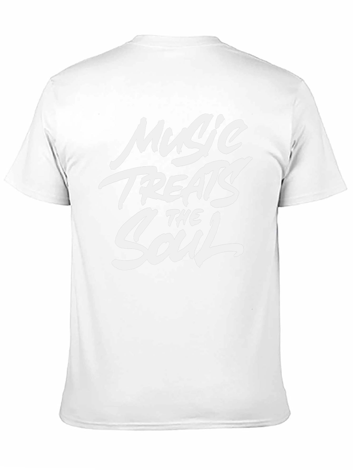 Music Treats the Soul Black Graphic T-Shirt