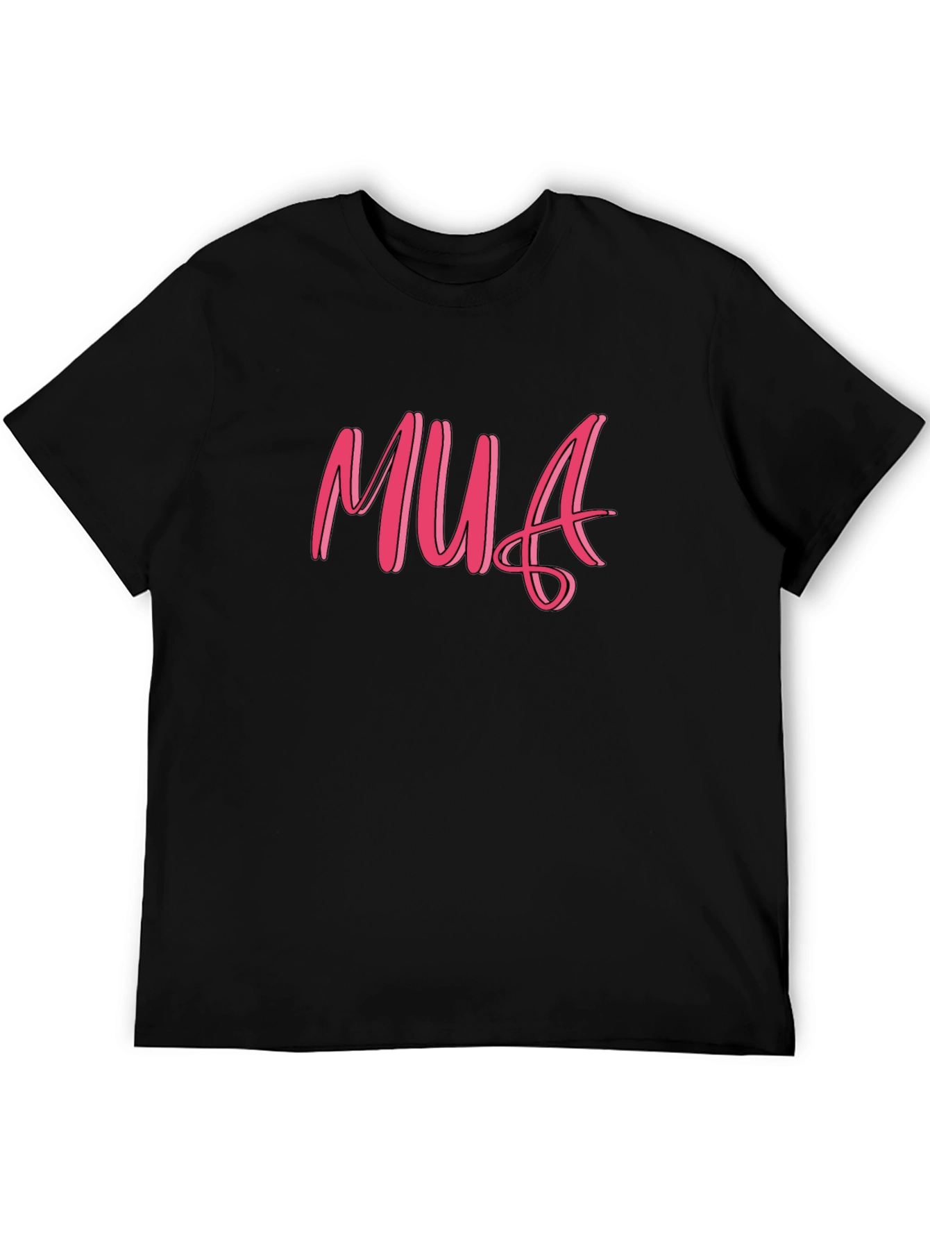 MUA Graphic Tee - Soft Black Cotton T-Shirt