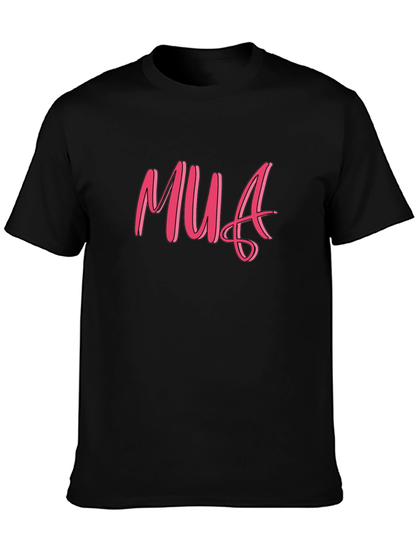 MUA Graphic Tee - Soft Black Cotton T-Shirt