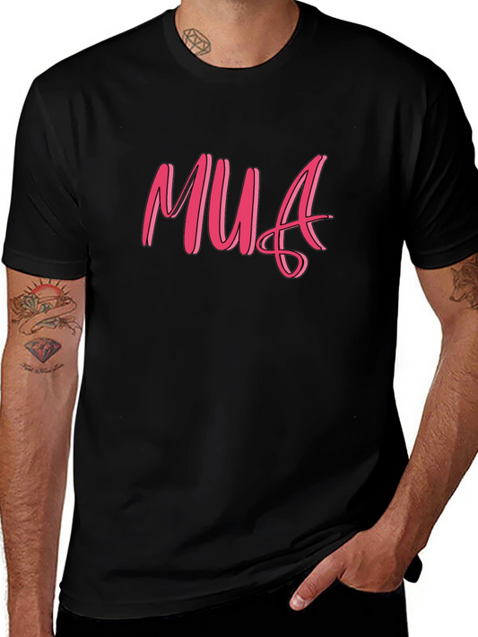 MUA Graphic Tee - Soft Black Cotton T-Shirt
