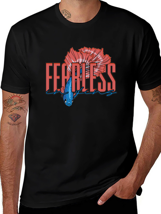 Fearless Betta Fish Graphic T-Shirt