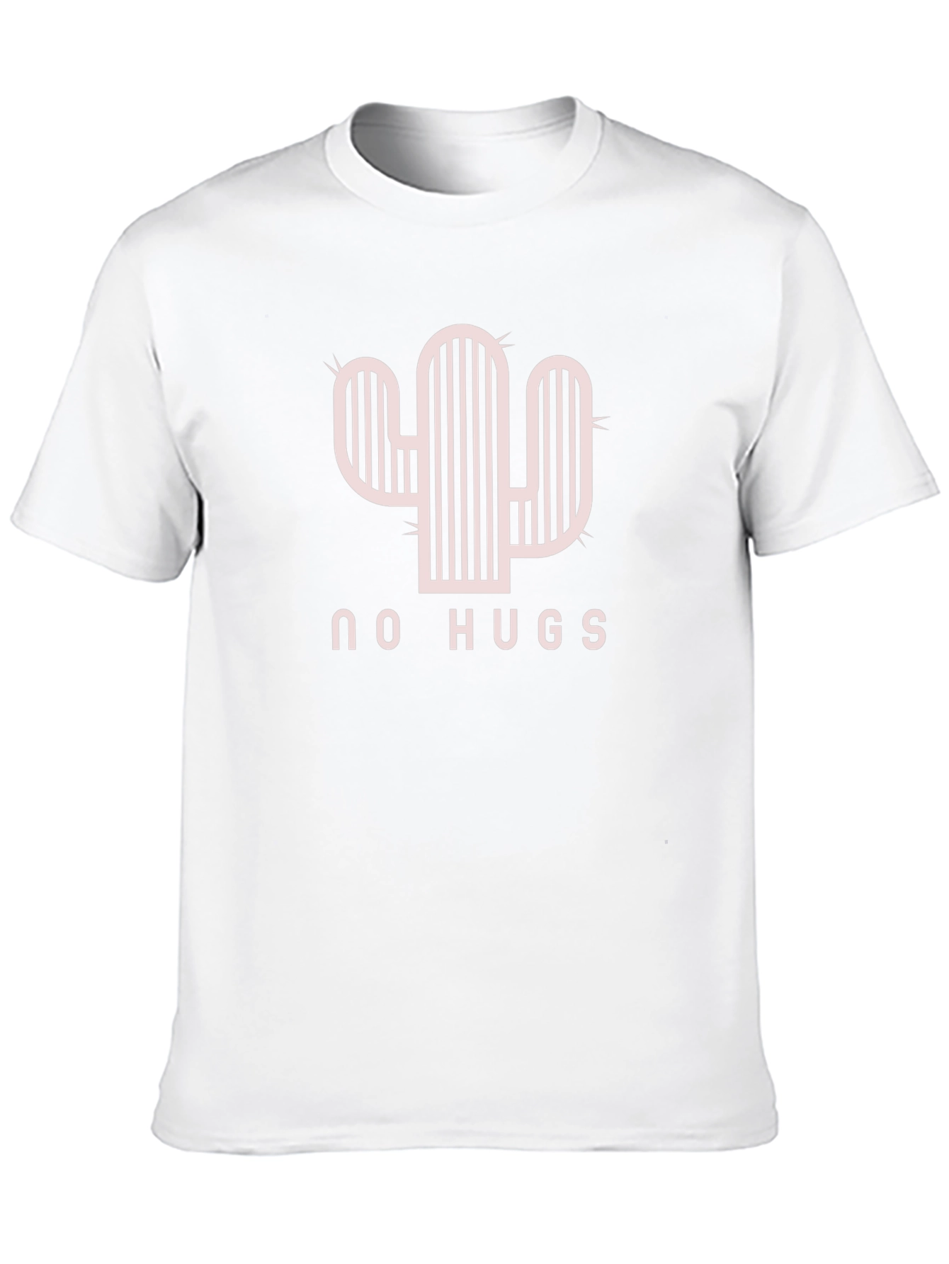 No Hugs Cactus Black Graphic Tee