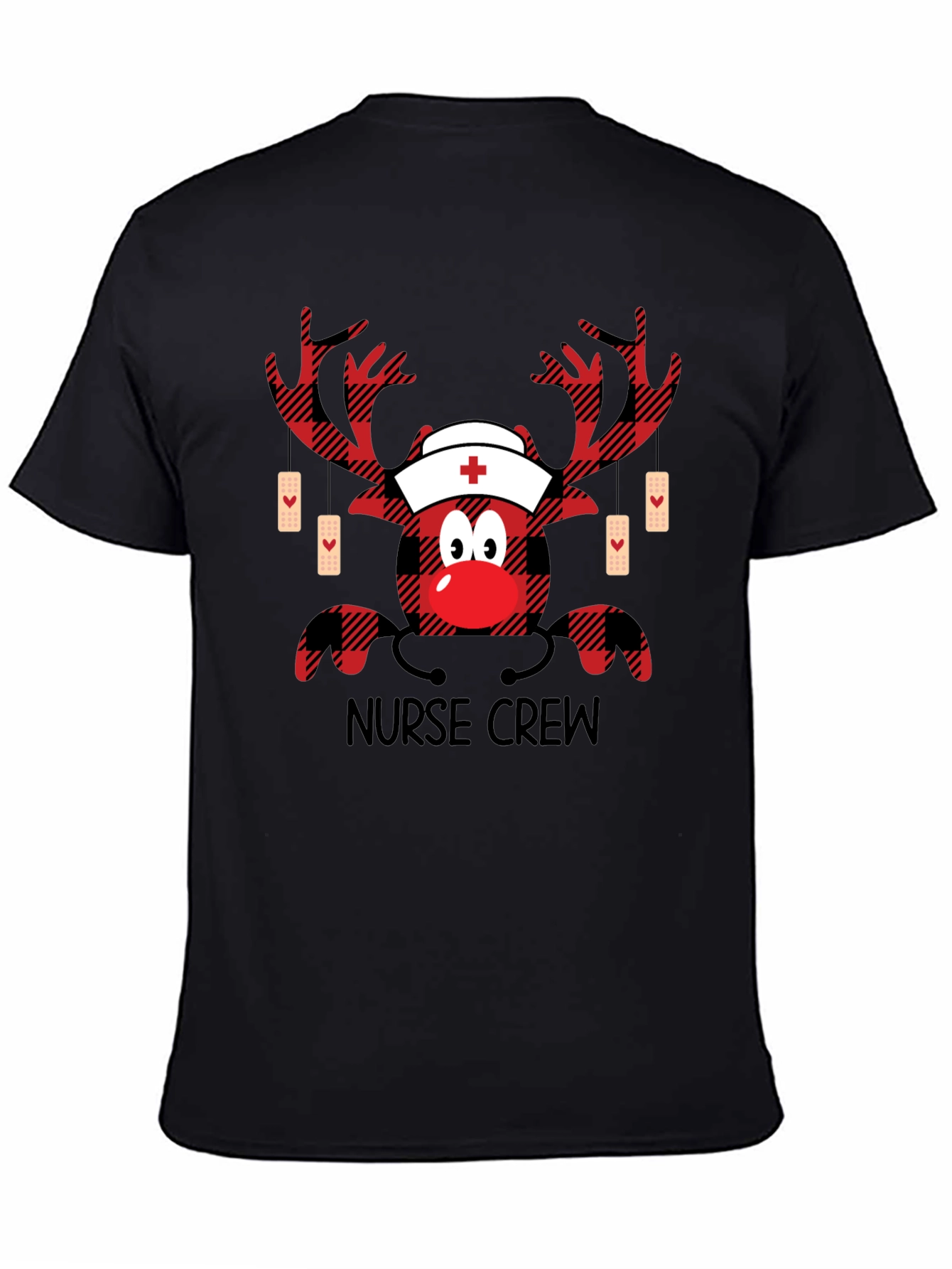 Nurse Crew Reindeer Graphic Tee